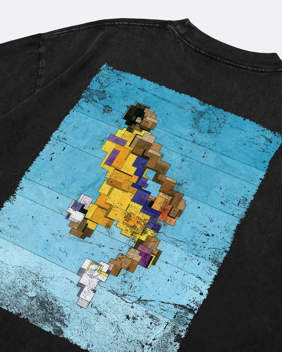 A Eckhaus Latta Shirt pictured on a model in front of a white background. The title of the product is Eckhaus Latta Eclipse Turtleneck - Stone and the image was taken by 199A®.