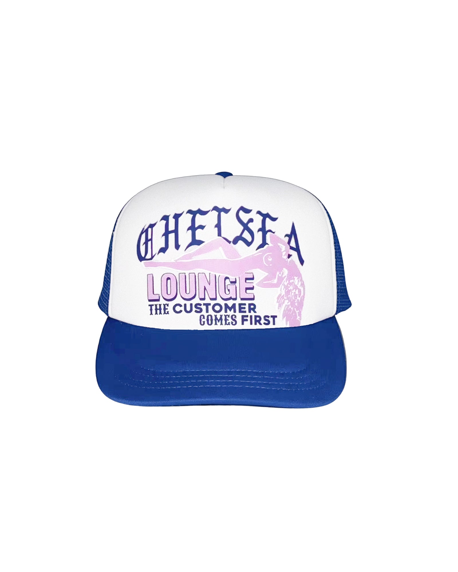 A Eckhaus Latta Shirt pictured on a model in front of a white background. The title of the product is Eckhaus Latta Eclipse Turtleneck - Stone and the image was taken by 199A®.