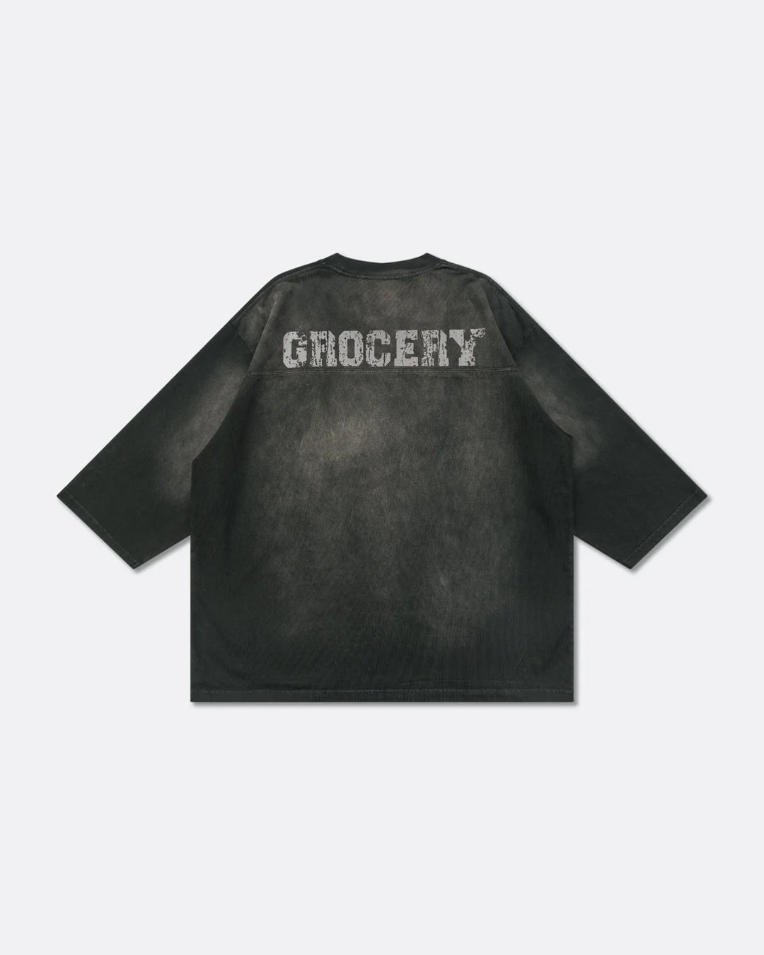 A Eckhaus Latta Shirt pictured on a model in front of a white background. The title of the product is Eckhaus Latta Eclipse Turtleneck - Stone and the image was taken by 199A®.