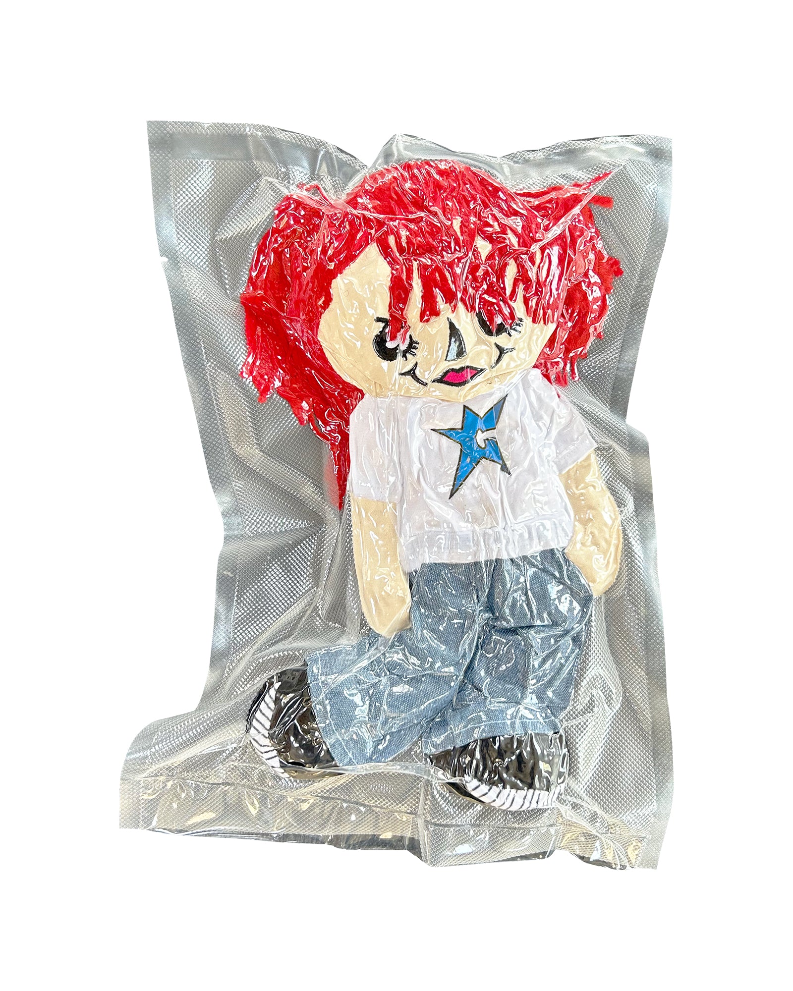 A Eckhaus Latta Shirt pictured on a model in front of a white background. The title of the product is Eckhaus Latta Eclipse Turtleneck - Stone and the image was taken by 199A®.