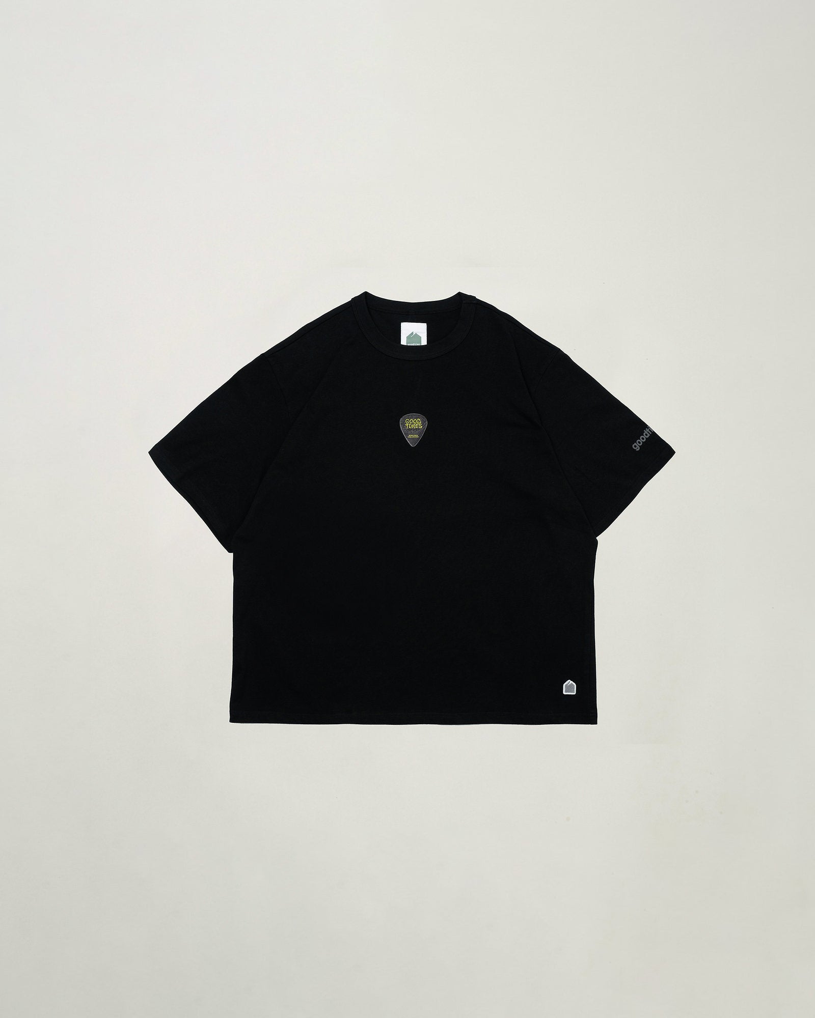 A Eckhaus Latta Shirt pictured on a model in front of a white background. The title of the product is Eckhaus Latta Eclipse Turtleneck - Stone and the image was taken by 199A®.