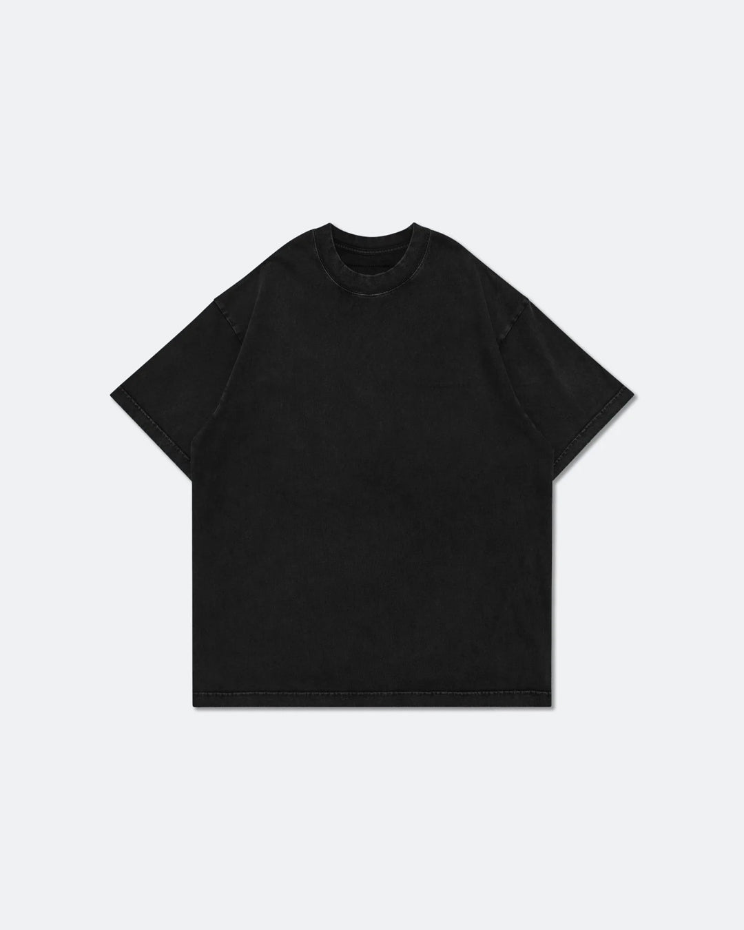 A Eckhaus Latta Shirt pictured on a model in front of a white background. The title of the product is Eckhaus Latta Eclipse Turtleneck - Stone and the image was taken by 199A®.