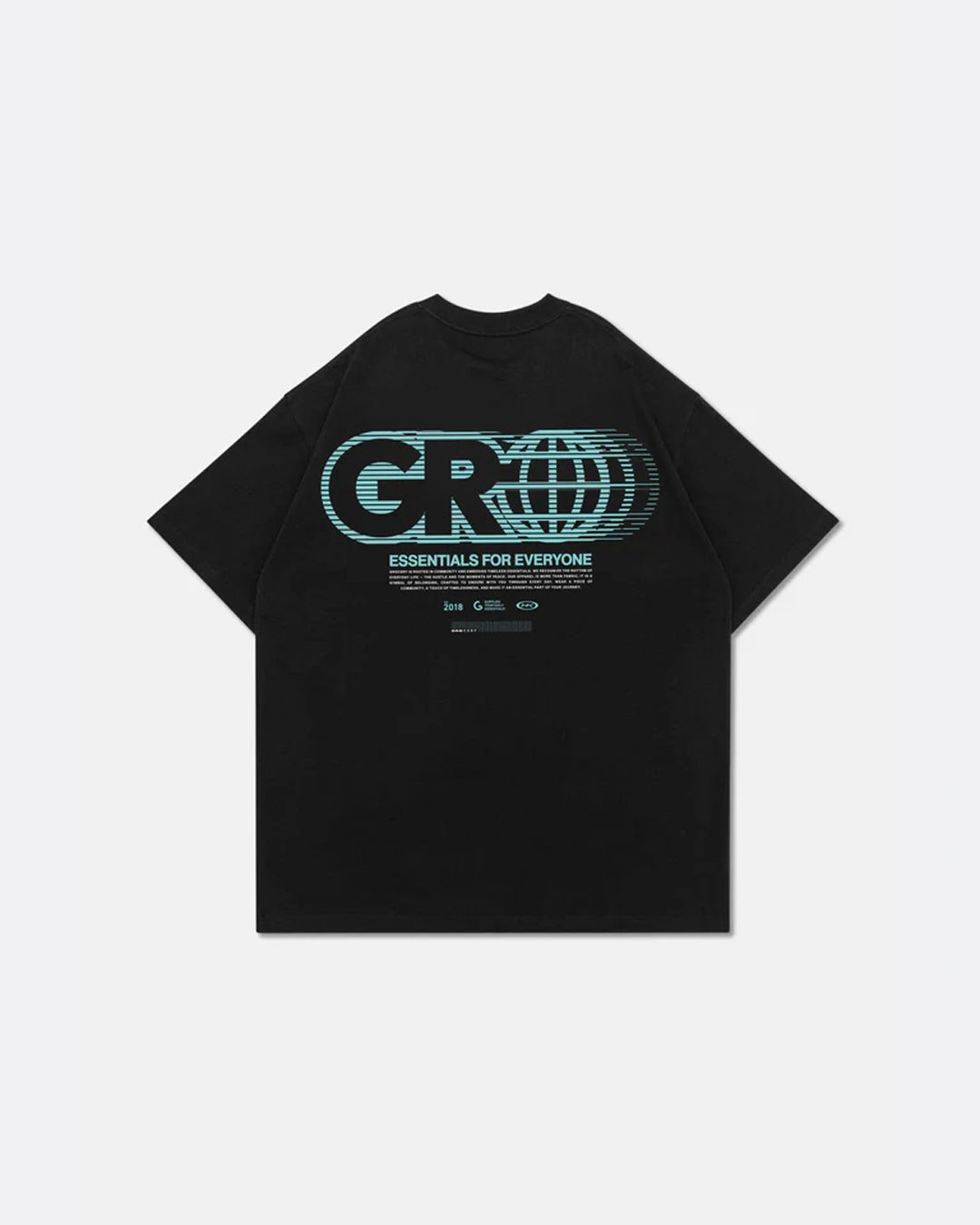 A Eckhaus Latta Shirt pictured on a model in front of a white background. The title of the product is Eckhaus Latta Eclipse Turtleneck - Stone and the image was taken by 199A®.