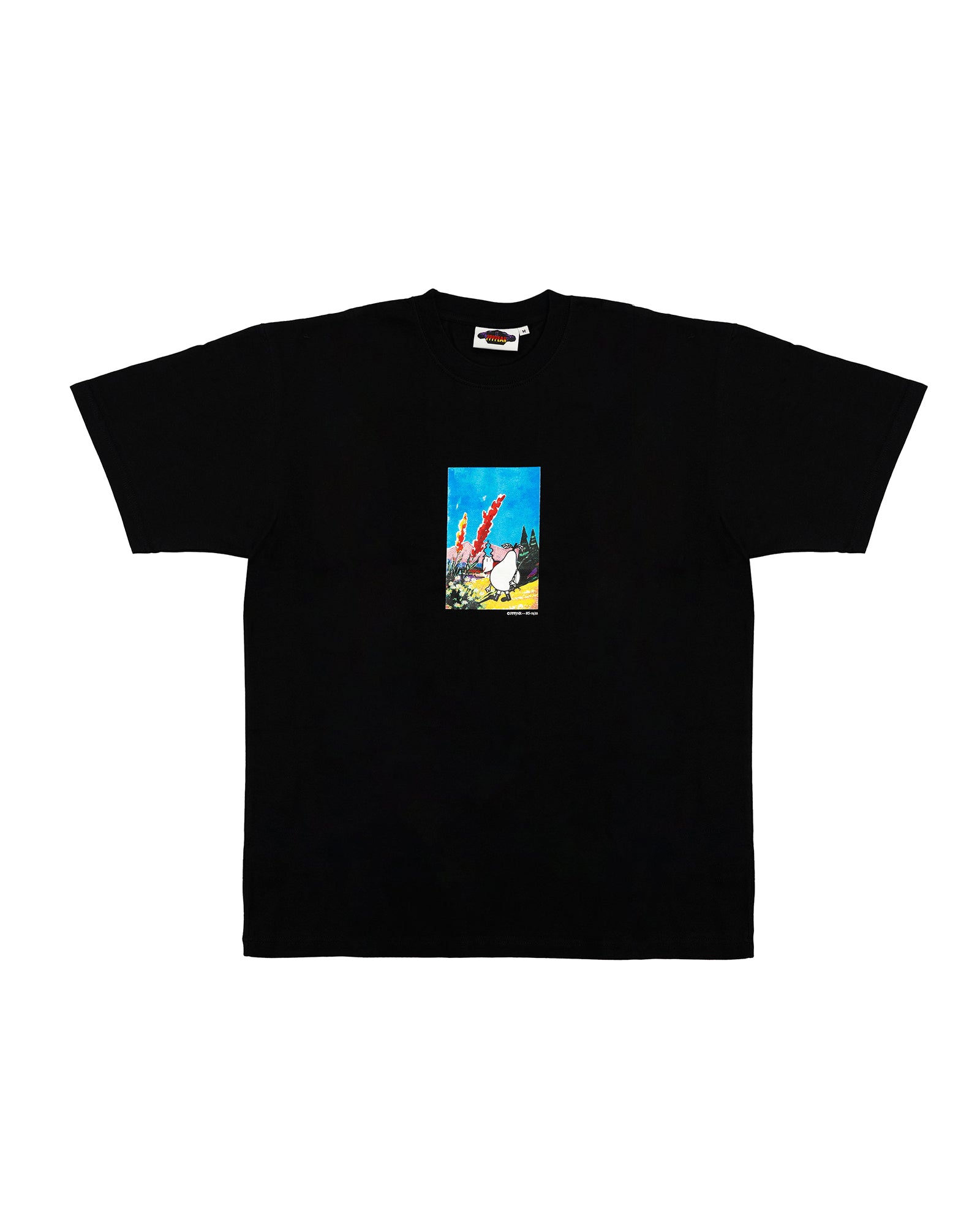 A Eckhaus Latta Shirt pictured on a model in front of a white background. The title of the product is Eckhaus Latta Eclipse Turtleneck - Stone and the image was taken by 199A®.