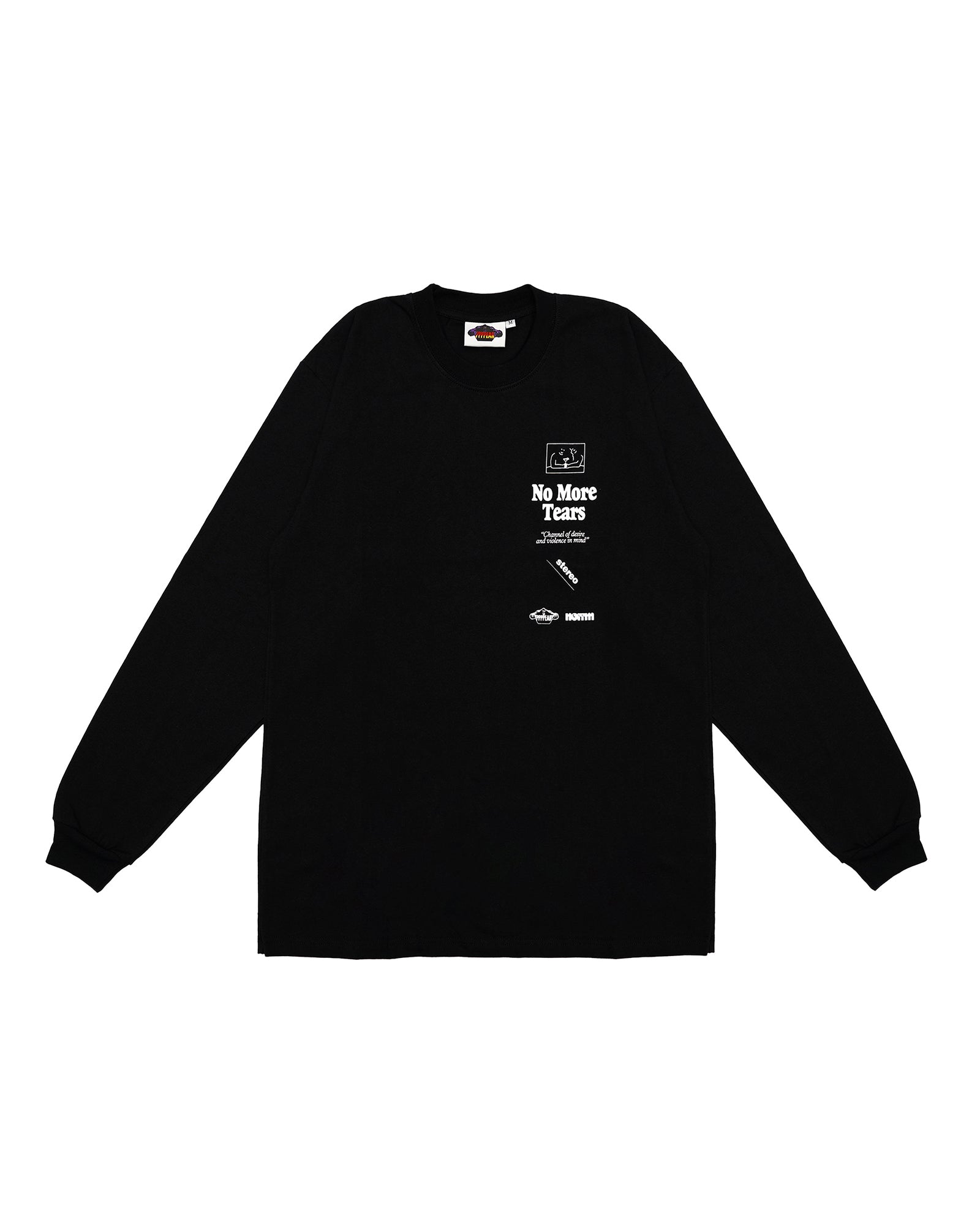 A Eckhaus Latta Shirt pictured on a model in front of a white background. The title of the product is Eckhaus Latta Eclipse Turtleneck - Stone and the image was taken by 199A®.