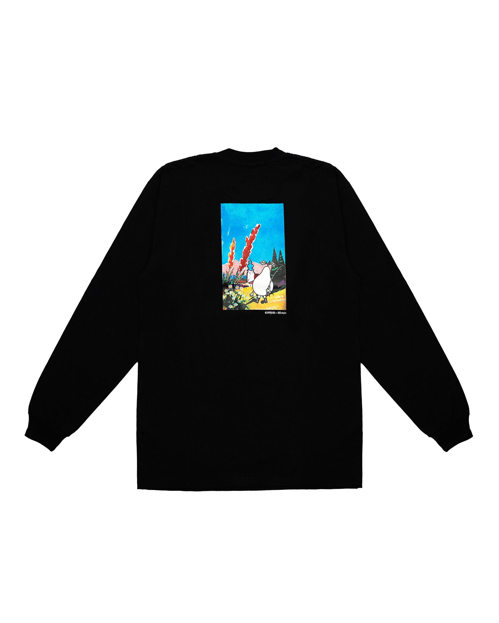 A Eckhaus Latta Shirt pictured on a model in front of a white background. The title of the product is Eckhaus Latta Eclipse Turtleneck - Stone and the image was taken by 199A®.