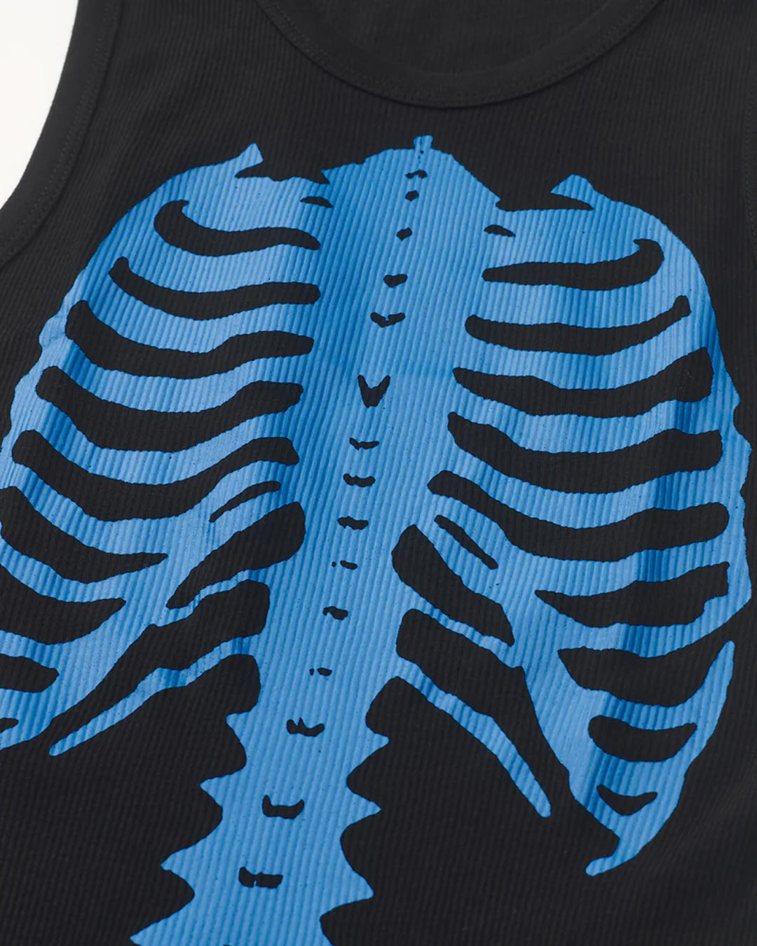 A Eckhaus Latta Shirt pictured on a model in front of a white background. The title of the product is Eckhaus Latta Eclipse Turtleneck - Stone and the image was taken by 199A®.