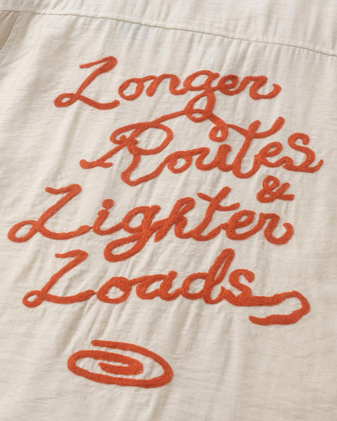 A Eckhaus Latta Shirt pictured on a model in front of a white background. The title of the product is Eckhaus Latta Eclipse Turtleneck - Stone and the image was taken by 199A®.