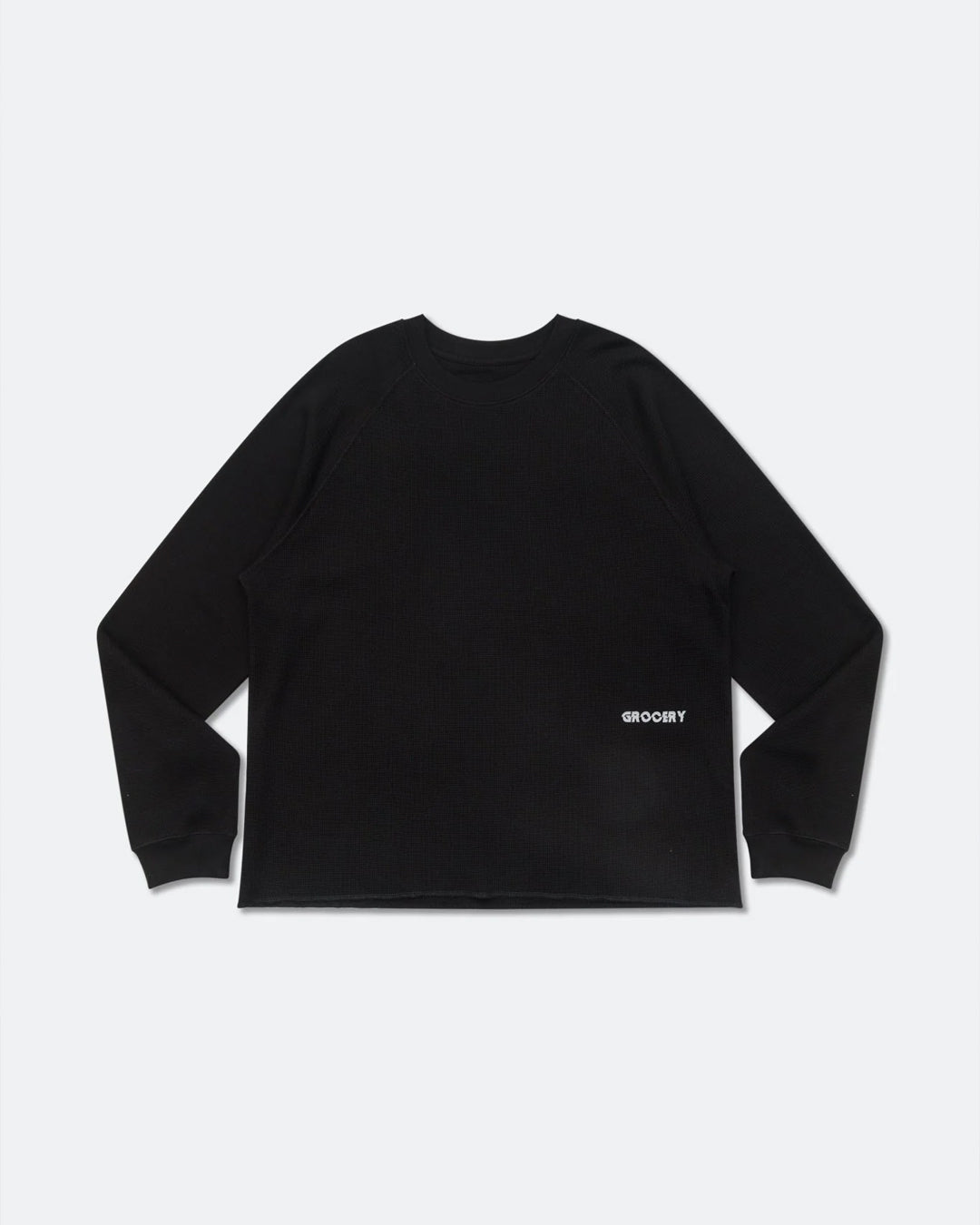 A Eckhaus Latta Shirt pictured on a model in front of a white background. The title of the product is Eckhaus Latta Eclipse Turtleneck - Stone and the image was taken by 199A®.