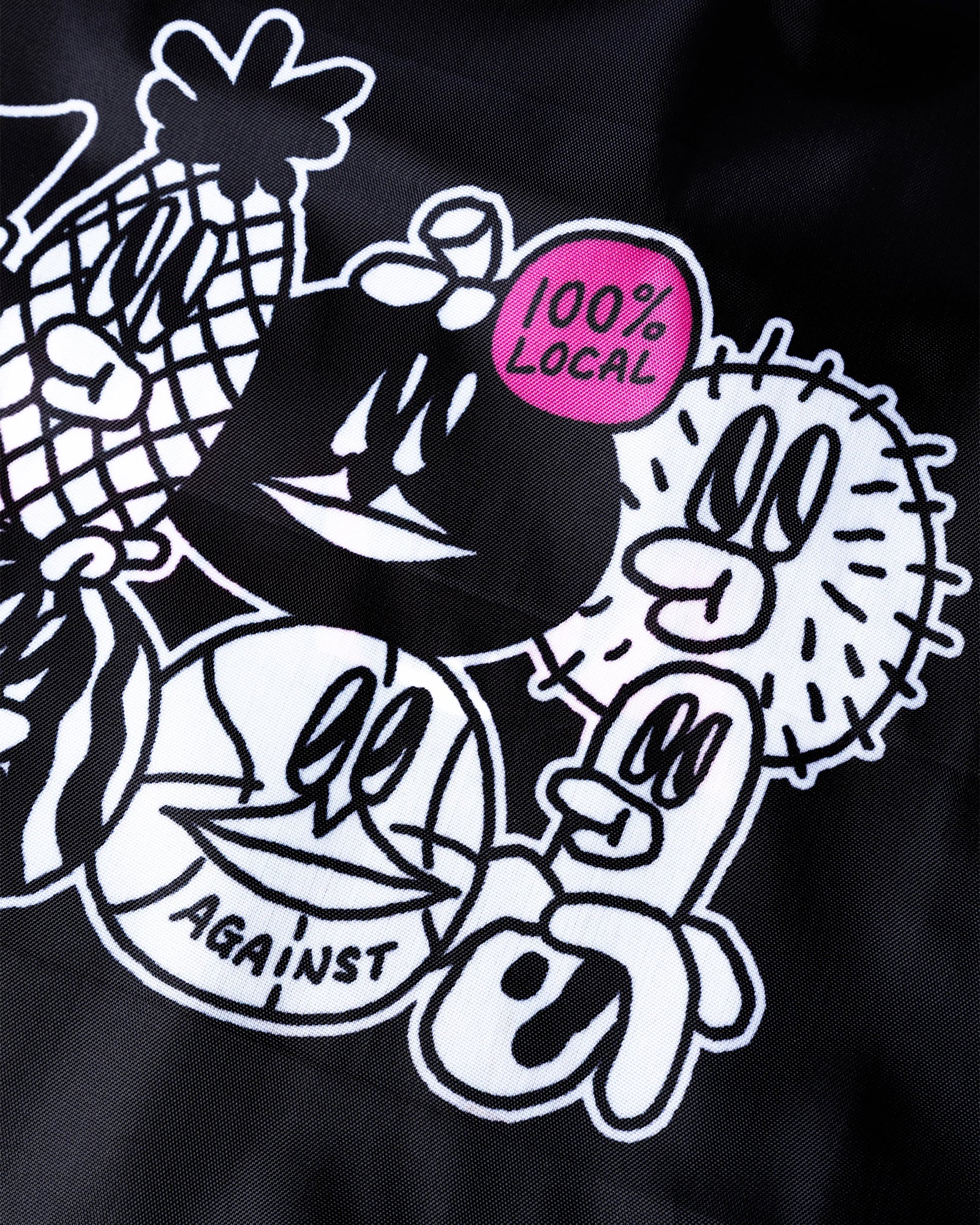 A Eckhaus Latta Shirt pictured on a model in front of a white background. The title of the product is Eckhaus Latta Eclipse Turtleneck - Stone and the image was taken by 199A®.