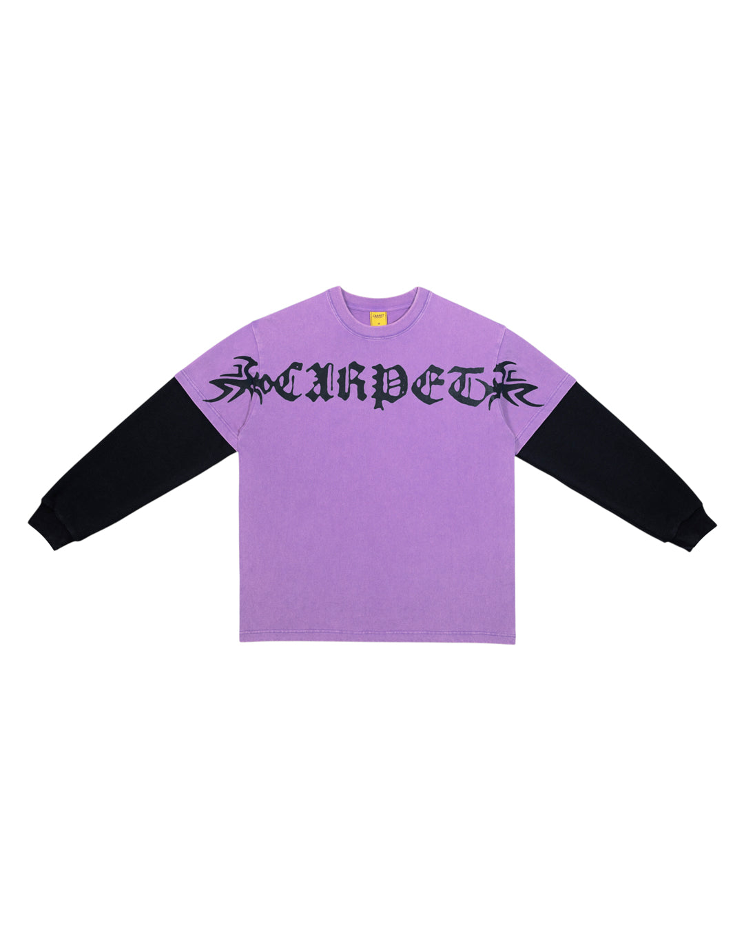 A Eckhaus Latta Shirt pictured on a model in front of a white background. The title of the product is Eckhaus Latta Eclipse Turtleneck - Stone and the image was taken by 199A®.