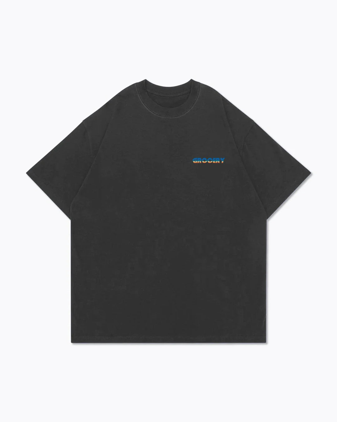 A Eckhaus Latta Shirt pictured on a model in front of a white background. The title of the product is Eckhaus Latta Eclipse Turtleneck - Stone and the image was taken by 199A®.