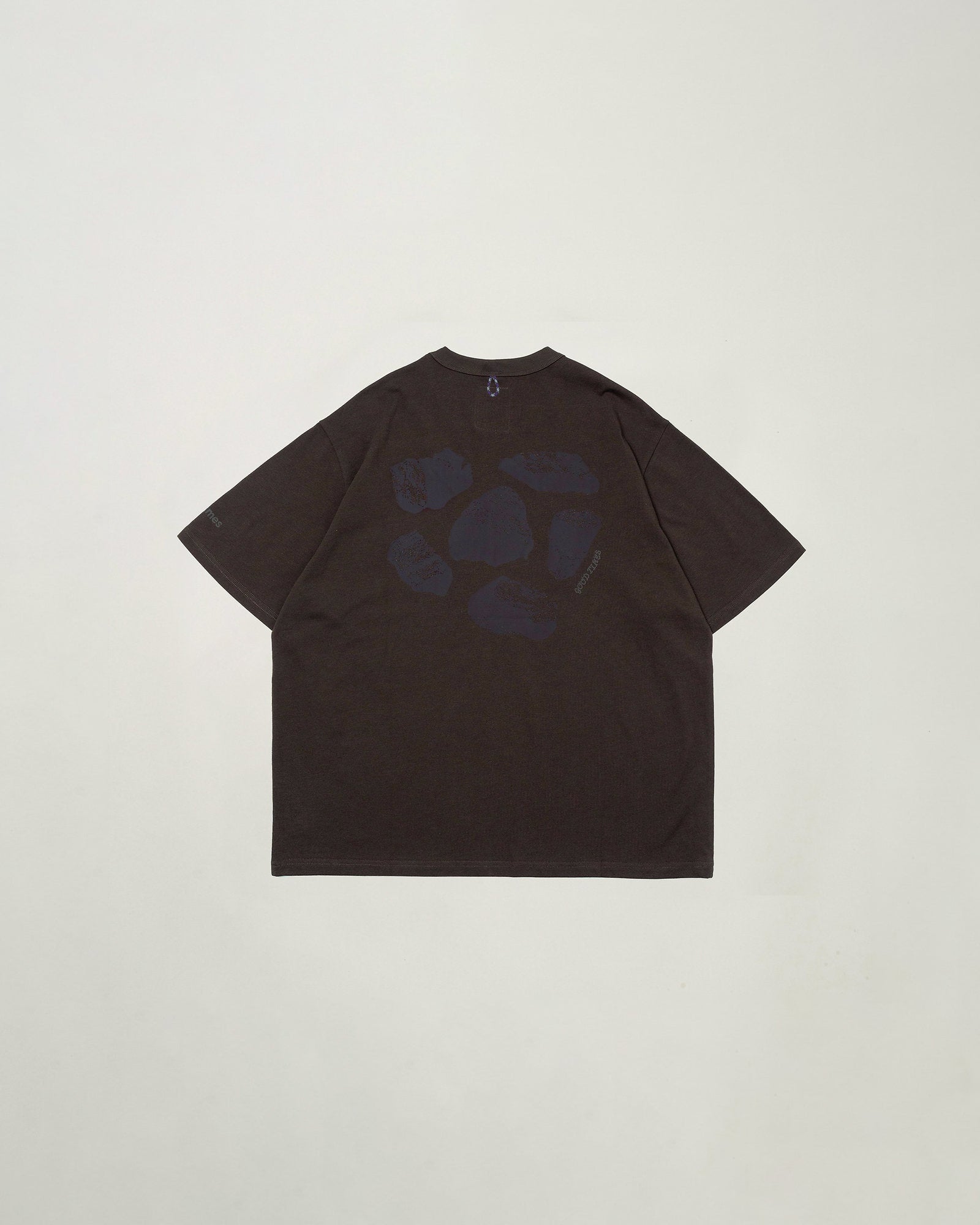 A Eckhaus Latta Shirt pictured on a model in front of a white background. The title of the product is Eckhaus Latta Eclipse Turtleneck - Stone and the image was taken by 199A®.