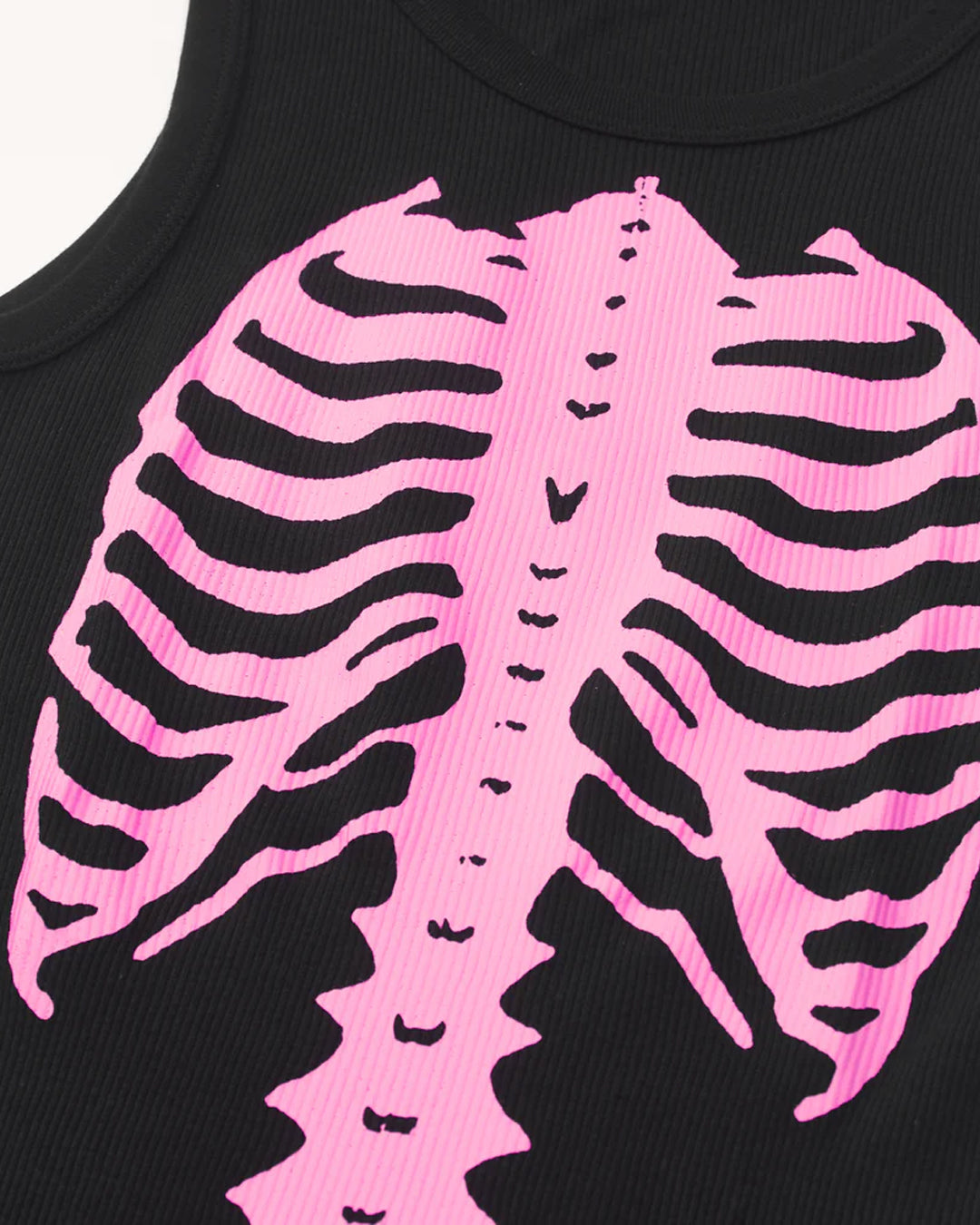 A Eckhaus Latta Shirt pictured on a model in front of a white background. The title of the product is Eckhaus Latta Eclipse Turtleneck - Stone and the image was taken by 199A®.