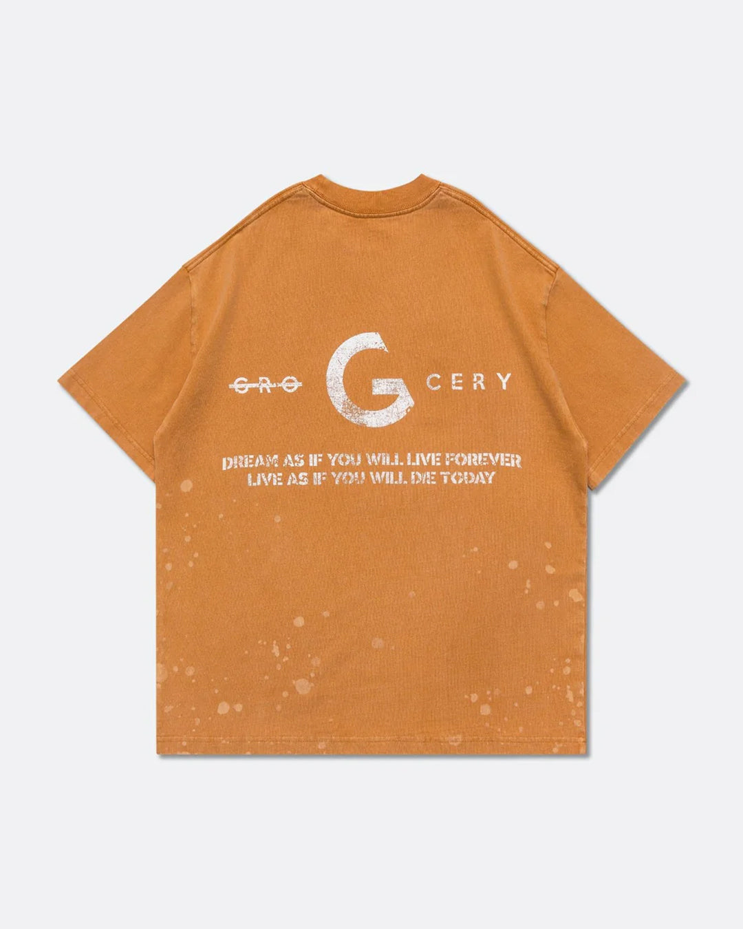 A Eckhaus Latta Shirt pictured on a model in front of a white background. The title of the product is Eckhaus Latta Eclipse Turtleneck - Stone and the image was taken by 199A®.