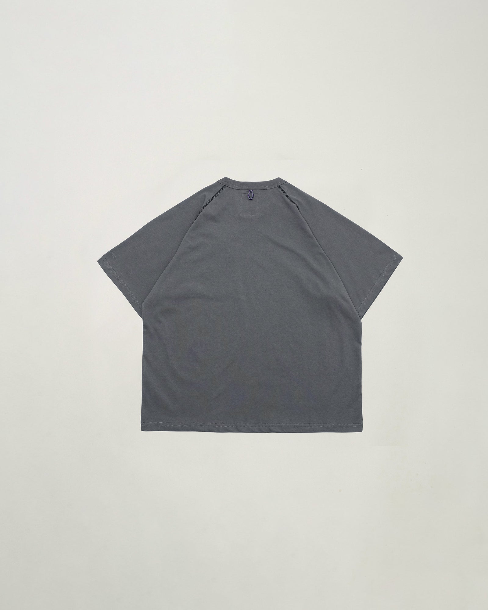 A Eckhaus Latta Shirt pictured on a model in front of a white background. The title of the product is Eckhaus Latta Eclipse Turtleneck - Stone and the image was taken by 199A®.