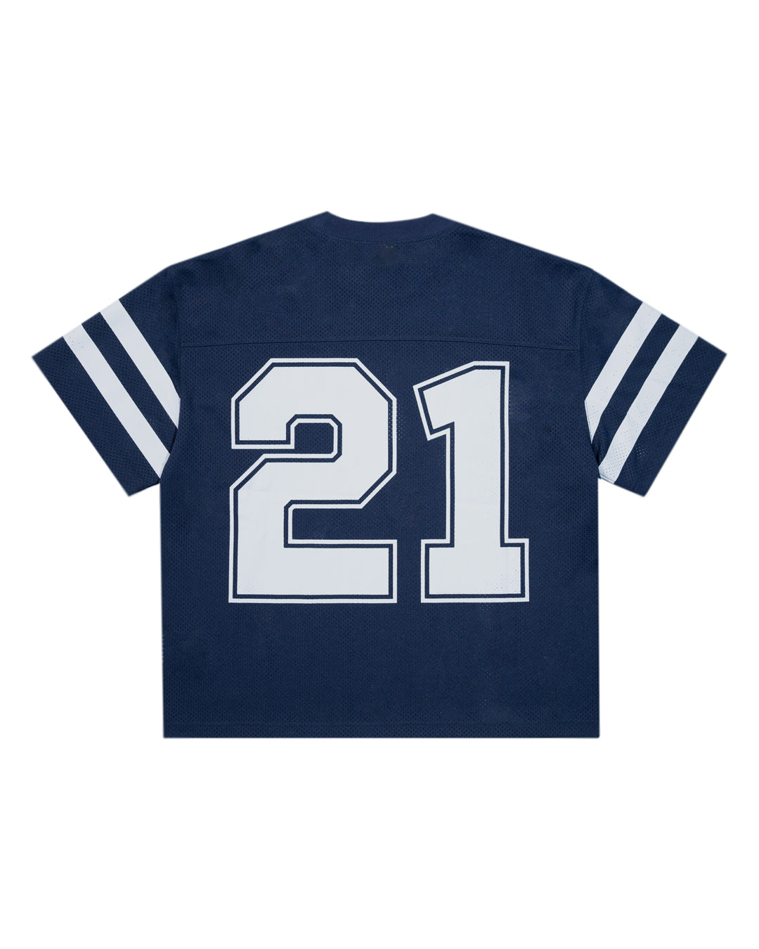 A Eckhaus Latta Shirt pictured on a model in front of a white background. The title of the product is Eckhaus Latta Eclipse Turtleneck - Stone and the image was taken by 199A®.