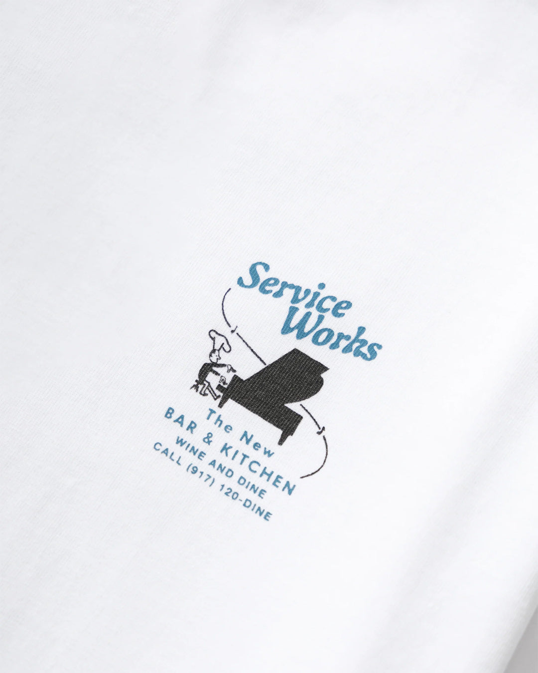 A Eckhaus Latta Shirt pictured on a model in front of a white background. The title of the product is Eckhaus Latta Eclipse Turtleneck - Stone and the image was taken by 199A®.