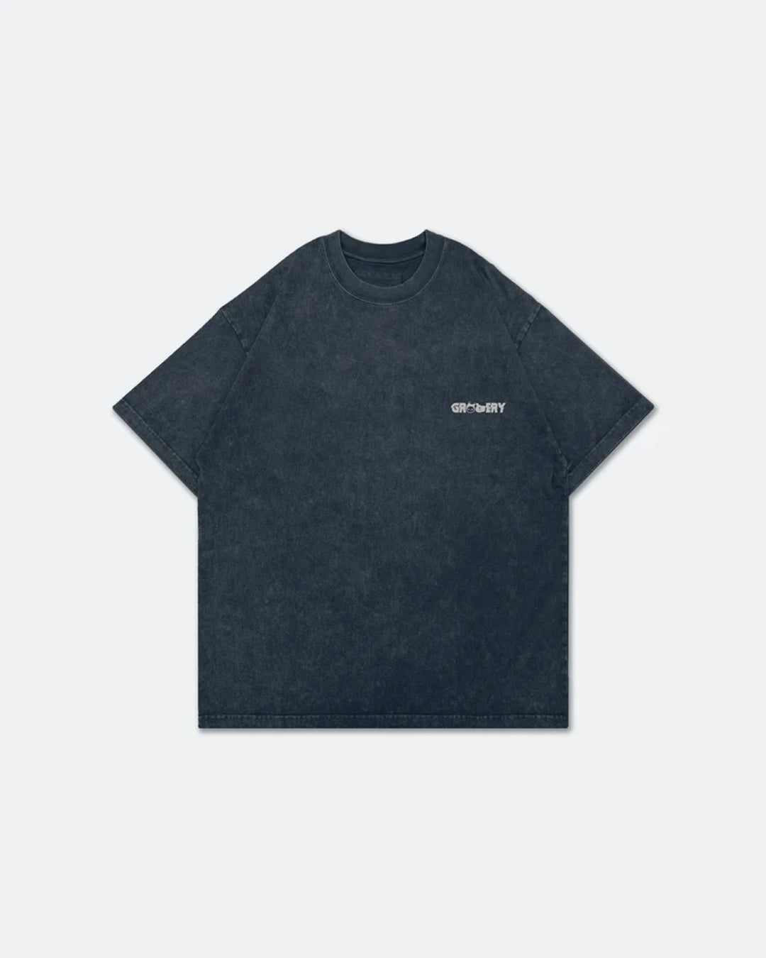 A Eckhaus Latta Shirt pictured on a model in front of a white background. The title of the product is Eckhaus Latta Eclipse Turtleneck - Stone and the image was taken by 199A®.