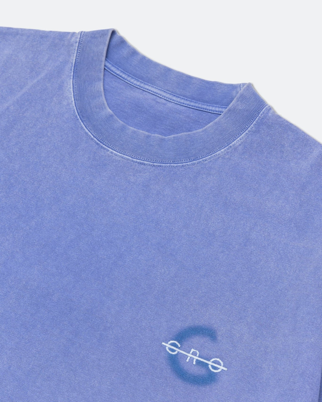 A Eckhaus Latta Shirt pictured on a model in front of a white background. The title of the product is Eckhaus Latta Eclipse Turtleneck - Stone and the image was taken by 199A®.