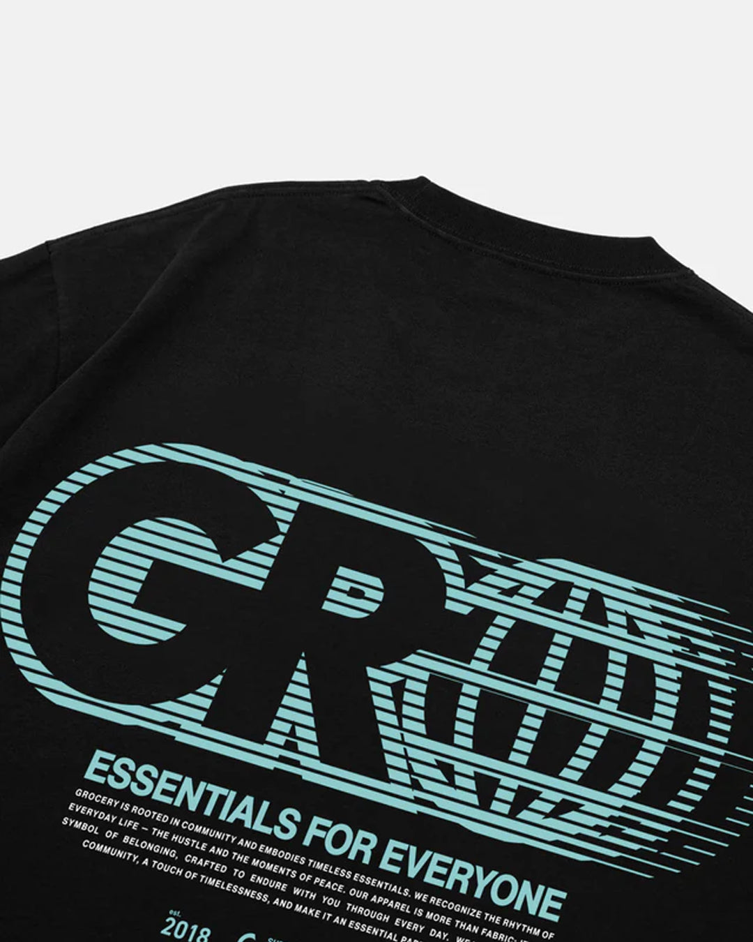 A Eckhaus Latta Shirt pictured on a model in front of a white background. The title of the product is Eckhaus Latta Eclipse Turtleneck - Stone and the image was taken by 199A®.