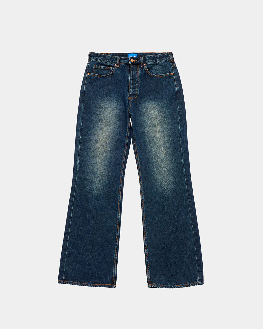 A Eckhaus Latta Shirt pictured on a model in front of a white background. The title of the product is Eckhaus Latta Eclipse Turtleneck - Stone and the image was taken by 199A®.