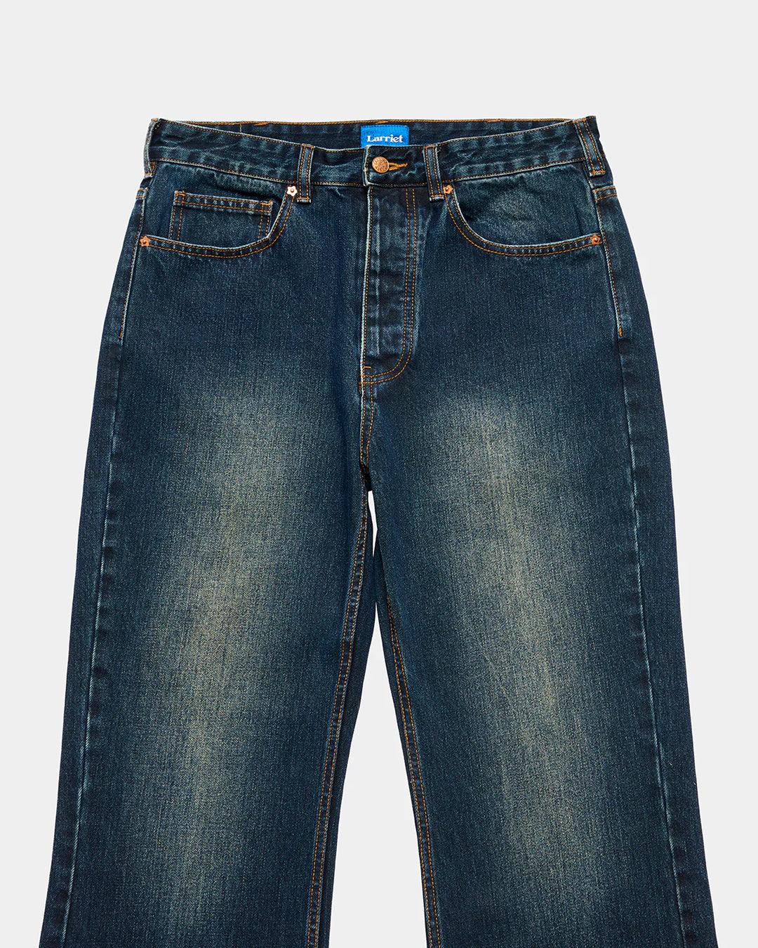 A Eckhaus Latta Shirt pictured on a model in front of a white background. The title of the product is Eckhaus Latta Eclipse Turtleneck - Stone and the image was taken by 199A®.