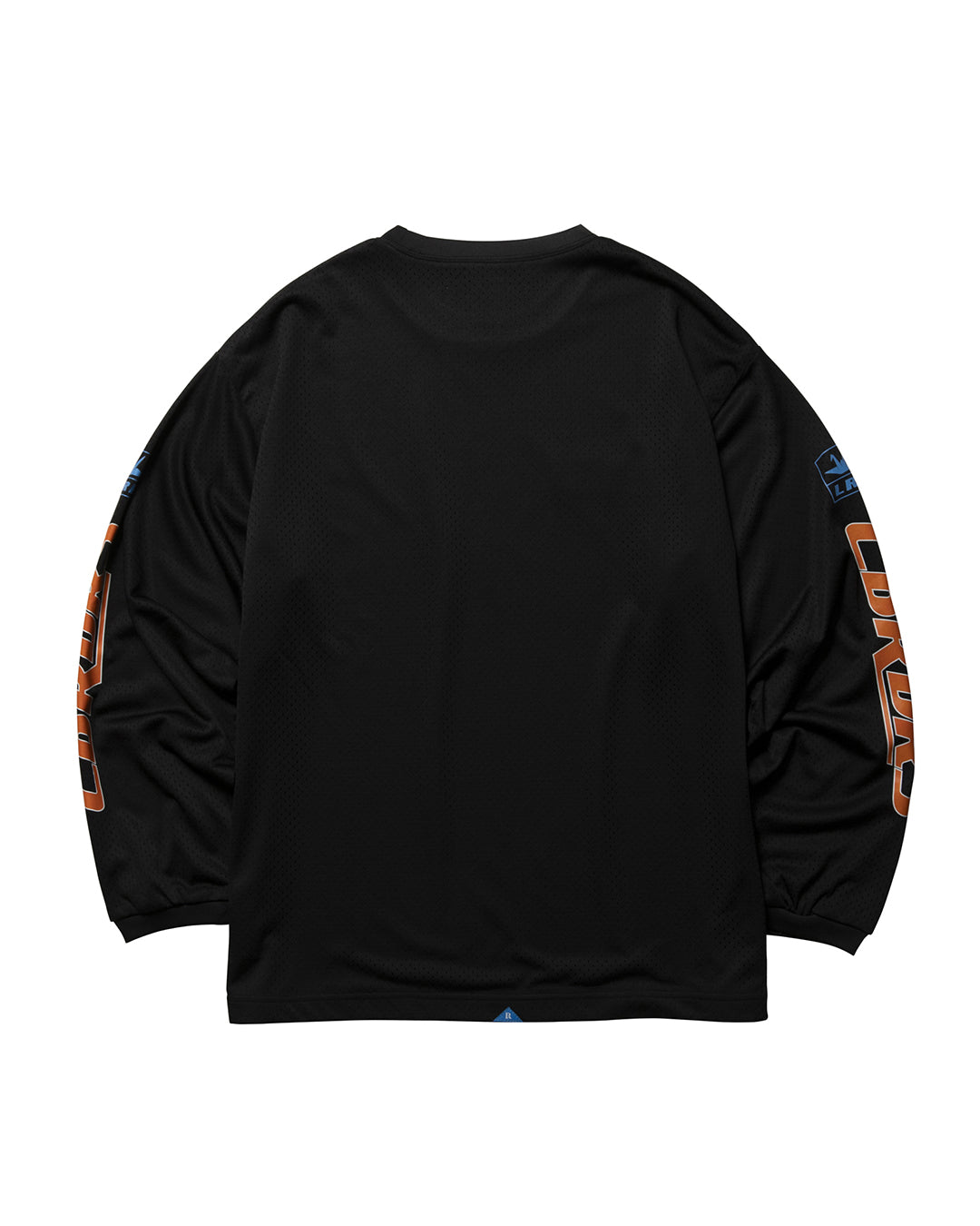 A Eckhaus Latta Shirt pictured on a model in front of a white background. The title of the product is Eckhaus Latta Eclipse Turtleneck - Stone and the image was taken by 199A®.