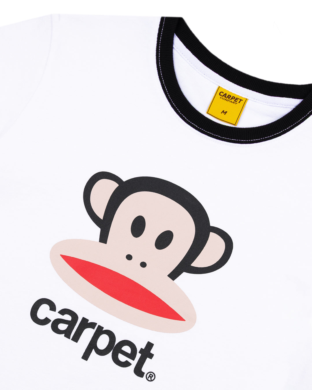 A Eckhaus Latta Shirt pictured on a model in front of a white background. The title of the product is Eckhaus Latta Eclipse Turtleneck - Stone and the image was taken by 199A®.