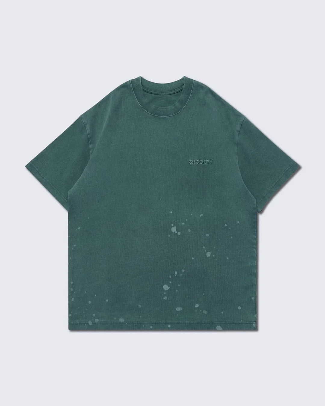 A Eckhaus Latta Shirt pictured on a model in front of a white background. The title of the product is Eckhaus Latta Eclipse Turtleneck - Stone and the image was taken by 199A®.