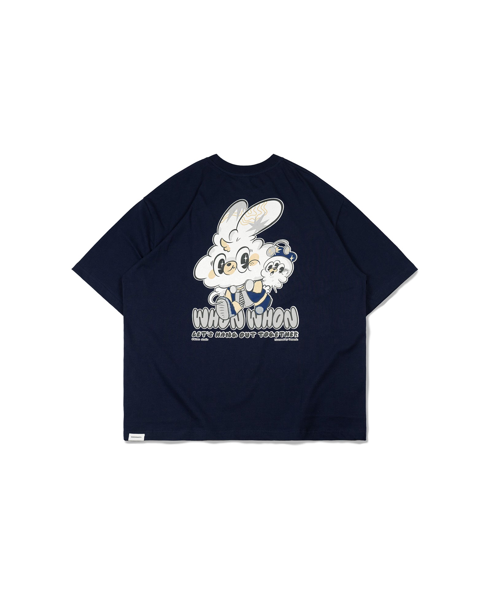 A Eckhaus Latta Shirt pictured on a model in front of a white background. The title of the product is Eckhaus Latta Eclipse Turtleneck - Stone and the image was taken by 199A®.