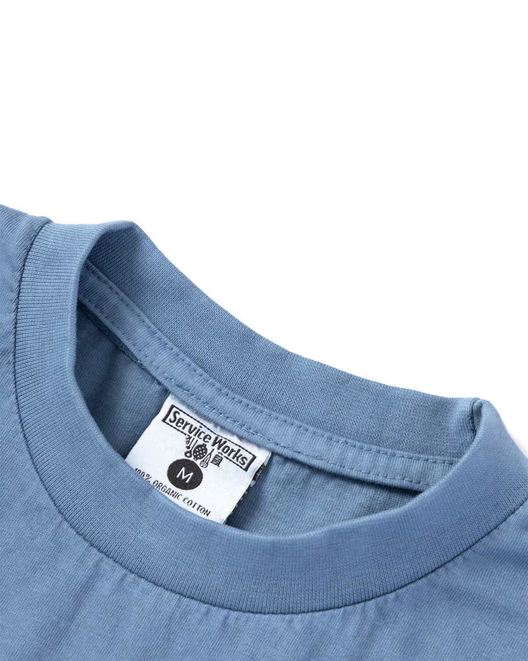 A Eckhaus Latta Shirt pictured on a model in front of a white background. The title of the product is Eckhaus Latta Eclipse Turtleneck - Stone and the image was taken by 199A®.
