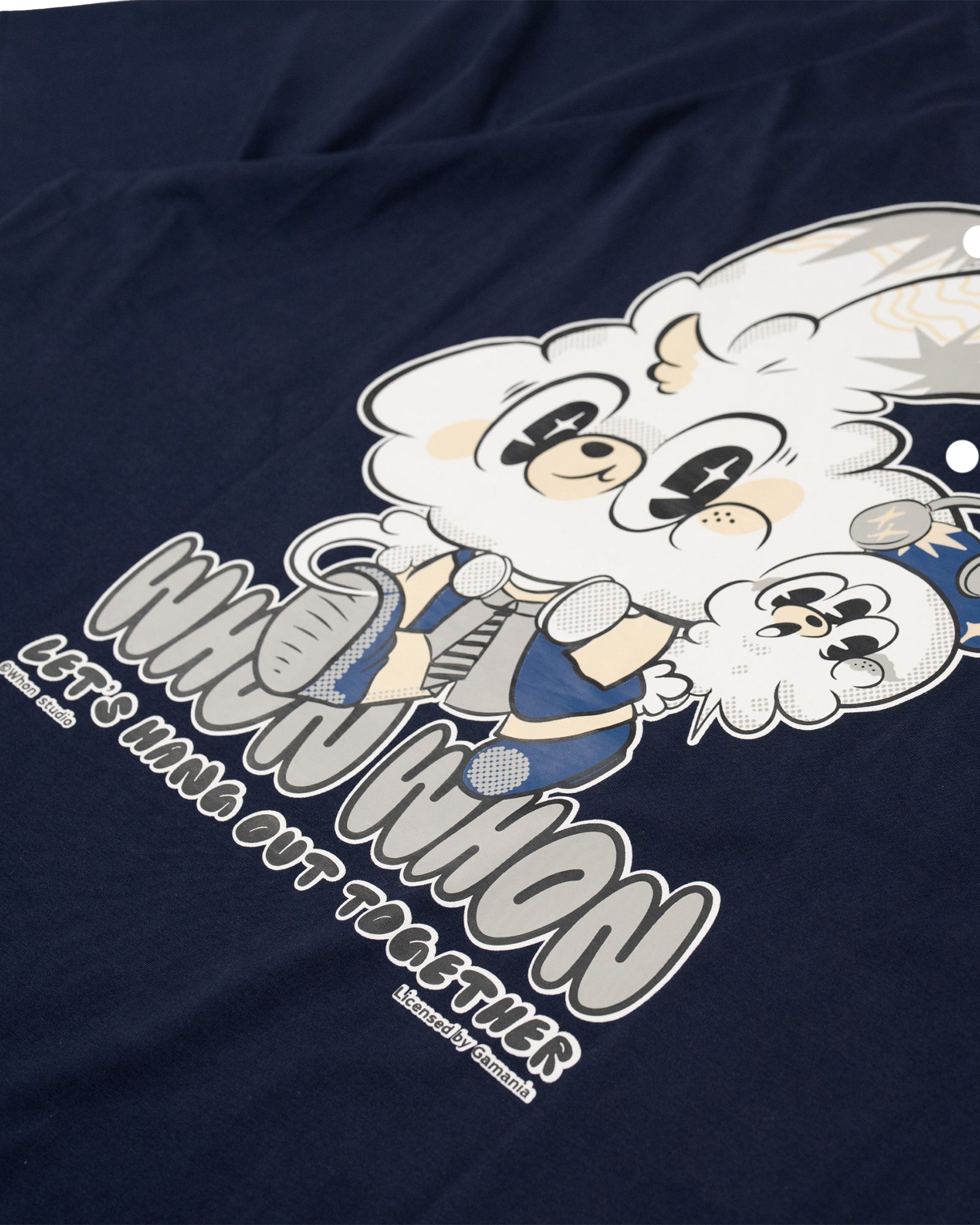 A Eckhaus Latta Shirt pictured on a model in front of a white background. The title of the product is Eckhaus Latta Eclipse Turtleneck - Stone and the image was taken by 199A®.