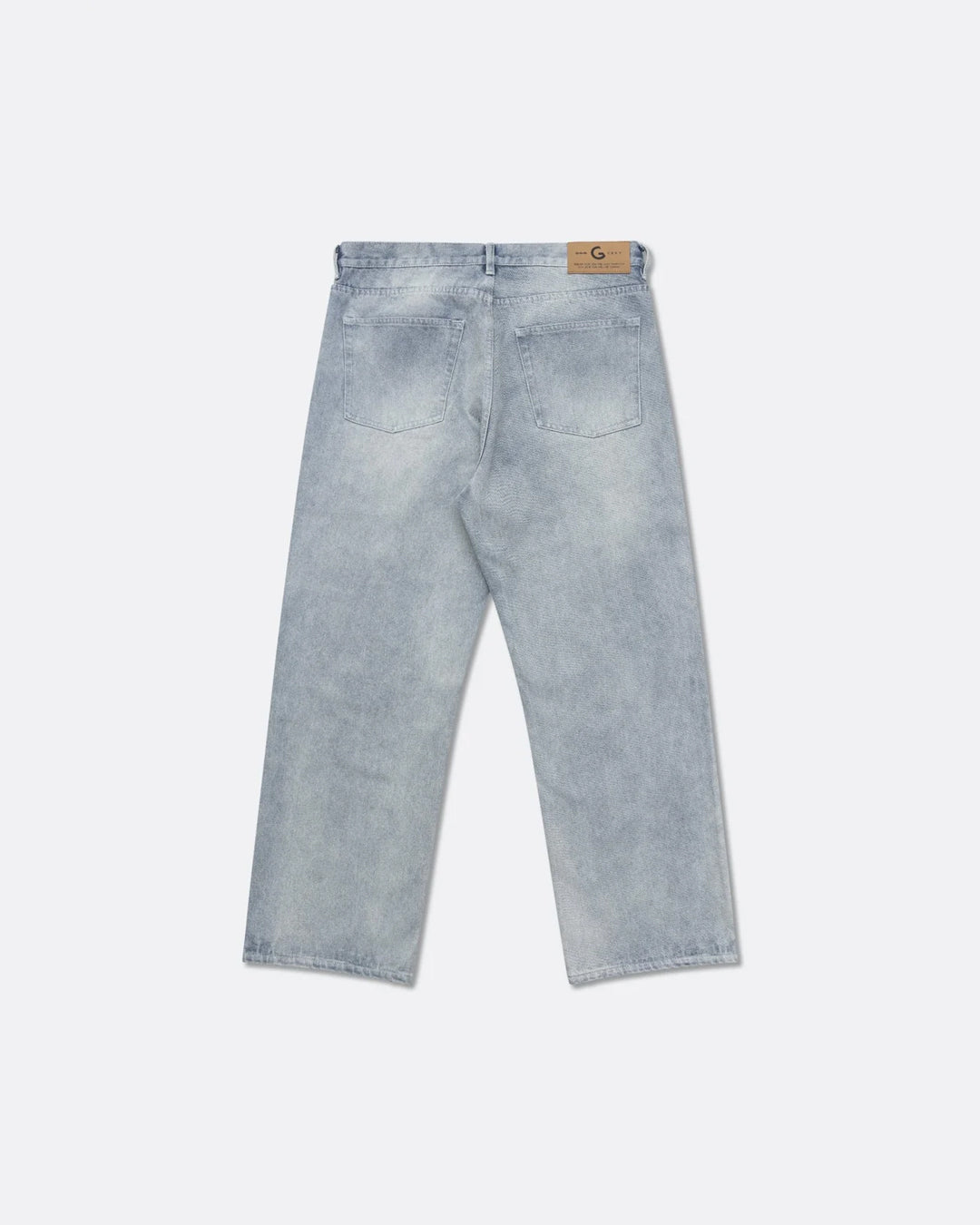 A Eckhaus Latta Shirt pictured on a model in front of a white background. The title of the product is Eckhaus Latta Eclipse Turtleneck - Stone and the image was taken by 199A®.