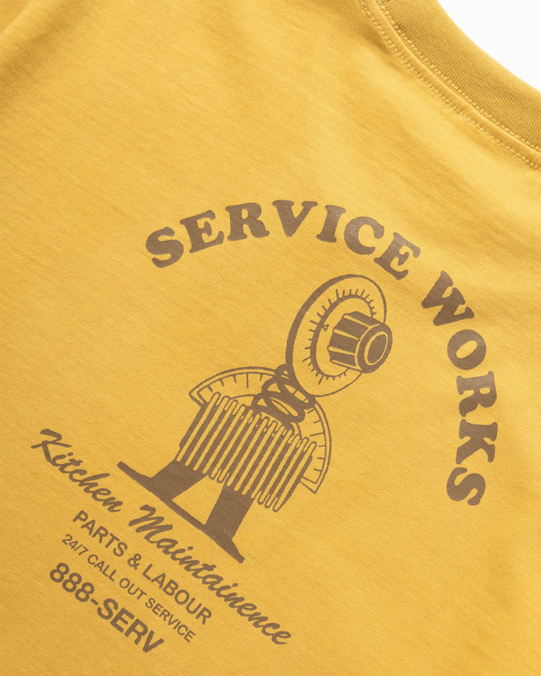 A Eckhaus Latta Shirt pictured on a model in front of a white background. The title of the product is Eckhaus Latta Eclipse Turtleneck - Stone and the image was taken by 199A®.