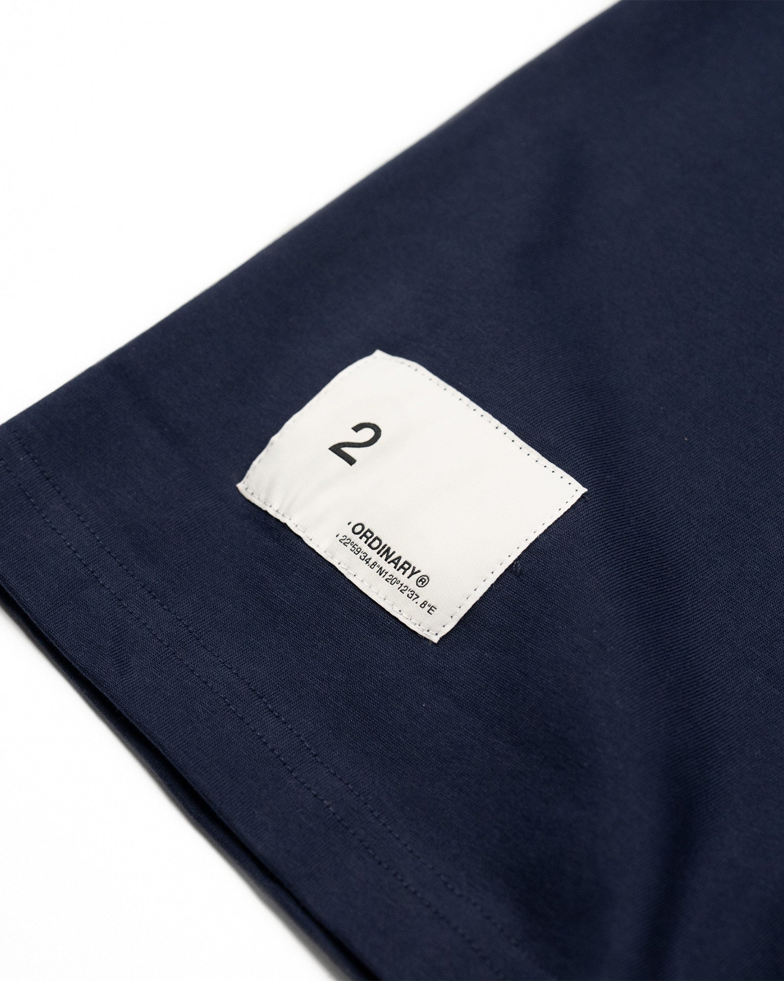 A Eckhaus Latta Shirt pictured on a model in front of a white background. The title of the product is Eckhaus Latta Eclipse Turtleneck - Stone and the image was taken by 199A®.