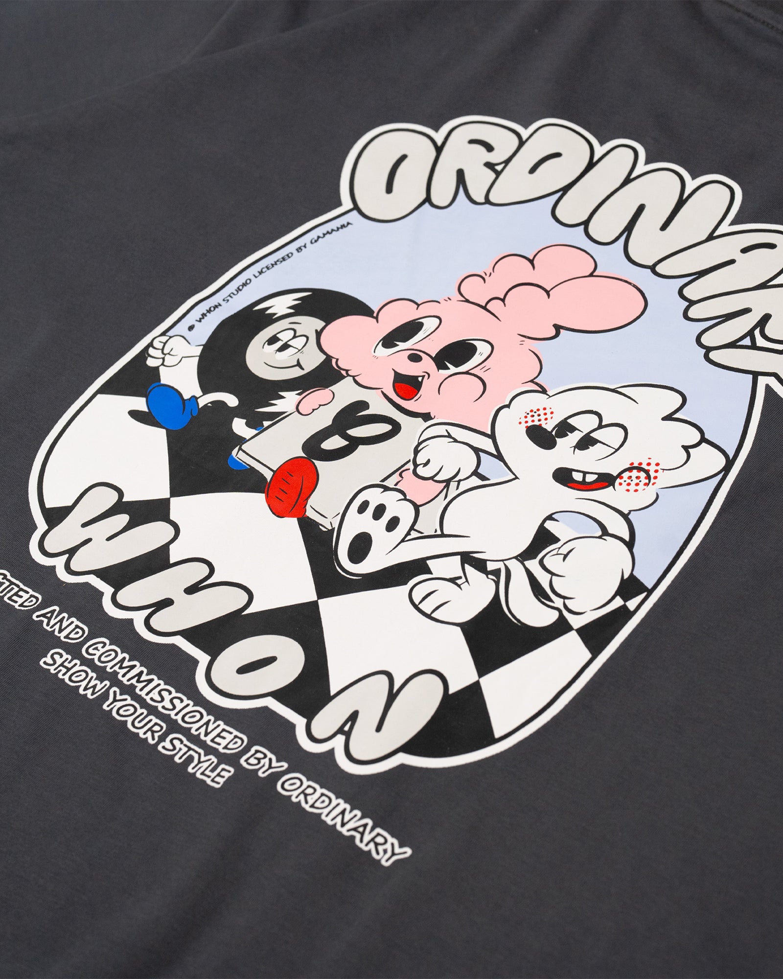 A Eckhaus Latta Shirt pictured on a model in front of a white background. The title of the product is Eckhaus Latta Eclipse Turtleneck - Stone and the image was taken by 199A®.