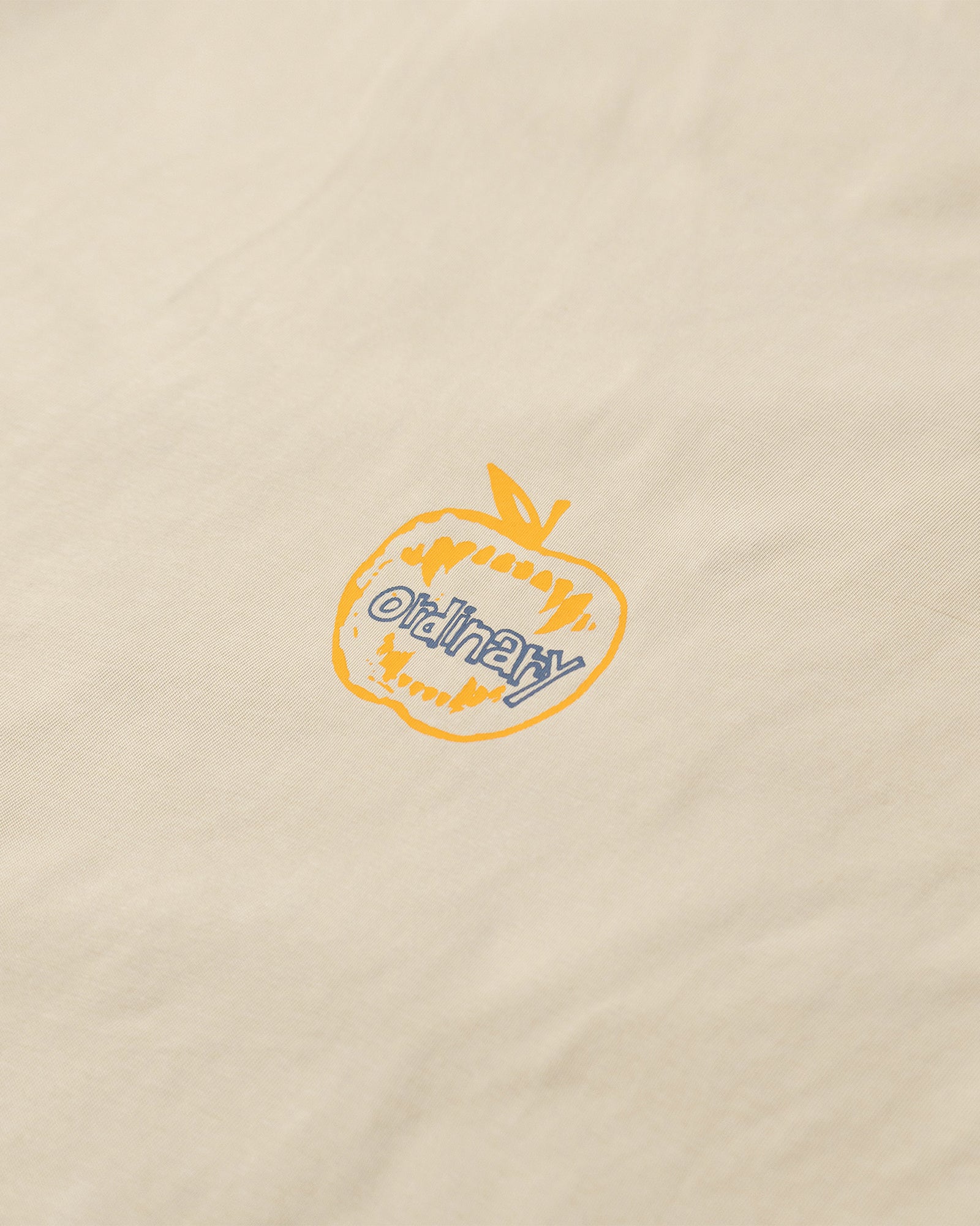 A Eckhaus Latta Shirt pictured on a model in front of a white background. The title of the product is Eckhaus Latta Eclipse Turtleneck - Stone and the image was taken by 199A®.