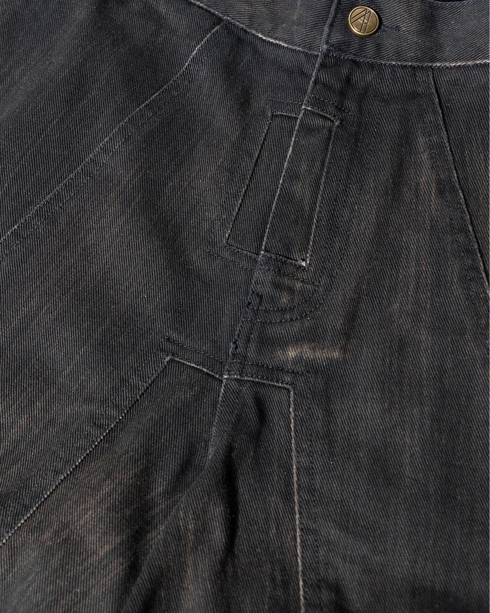 A Eckhaus Latta Shirt pictured on a model in front of a white background. The title of the product is Eckhaus Latta Eclipse Turtleneck - Stone and the image was taken by 199A®.