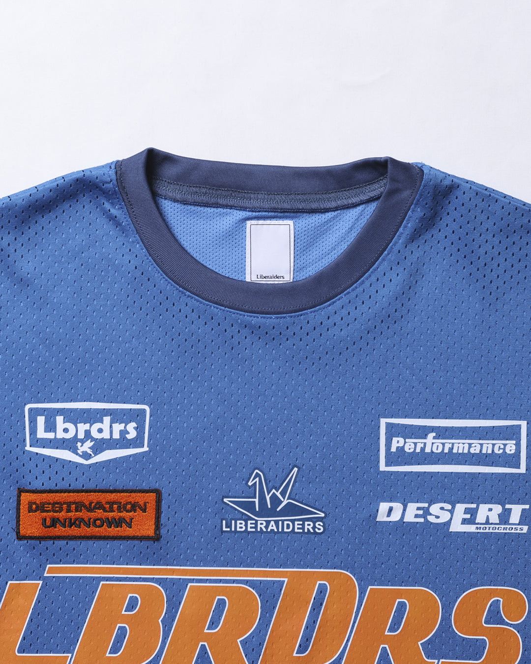 A Eckhaus Latta Shirt pictured on a model in front of a white background. The title of the product is Eckhaus Latta Eclipse Turtleneck - Stone and the image was taken by 199A®.