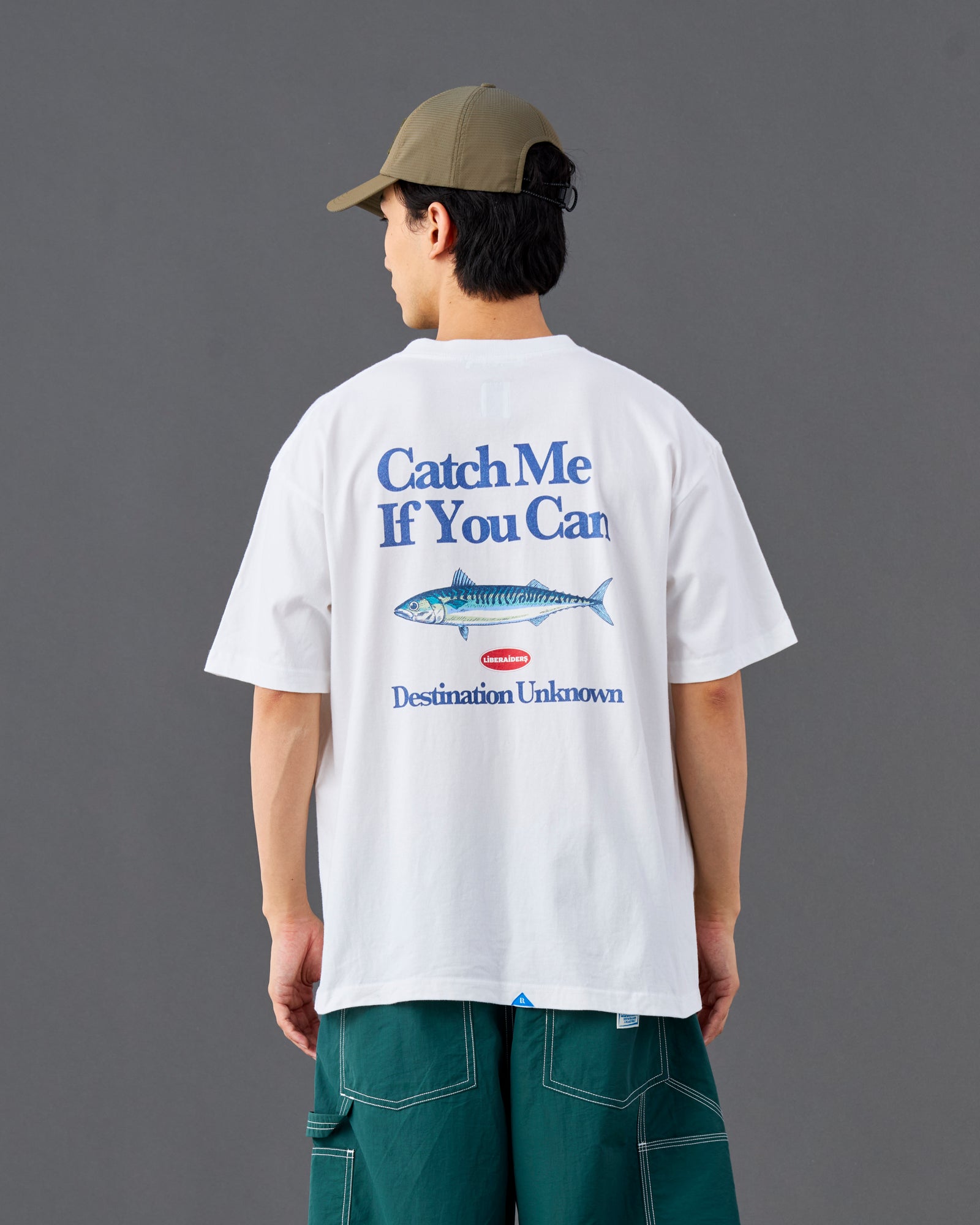 A Eckhaus Latta Shirt pictured on a model in front of a white background. The title of the product is Eckhaus Latta Eclipse Turtleneck - Stone and the image was taken by 199A®.