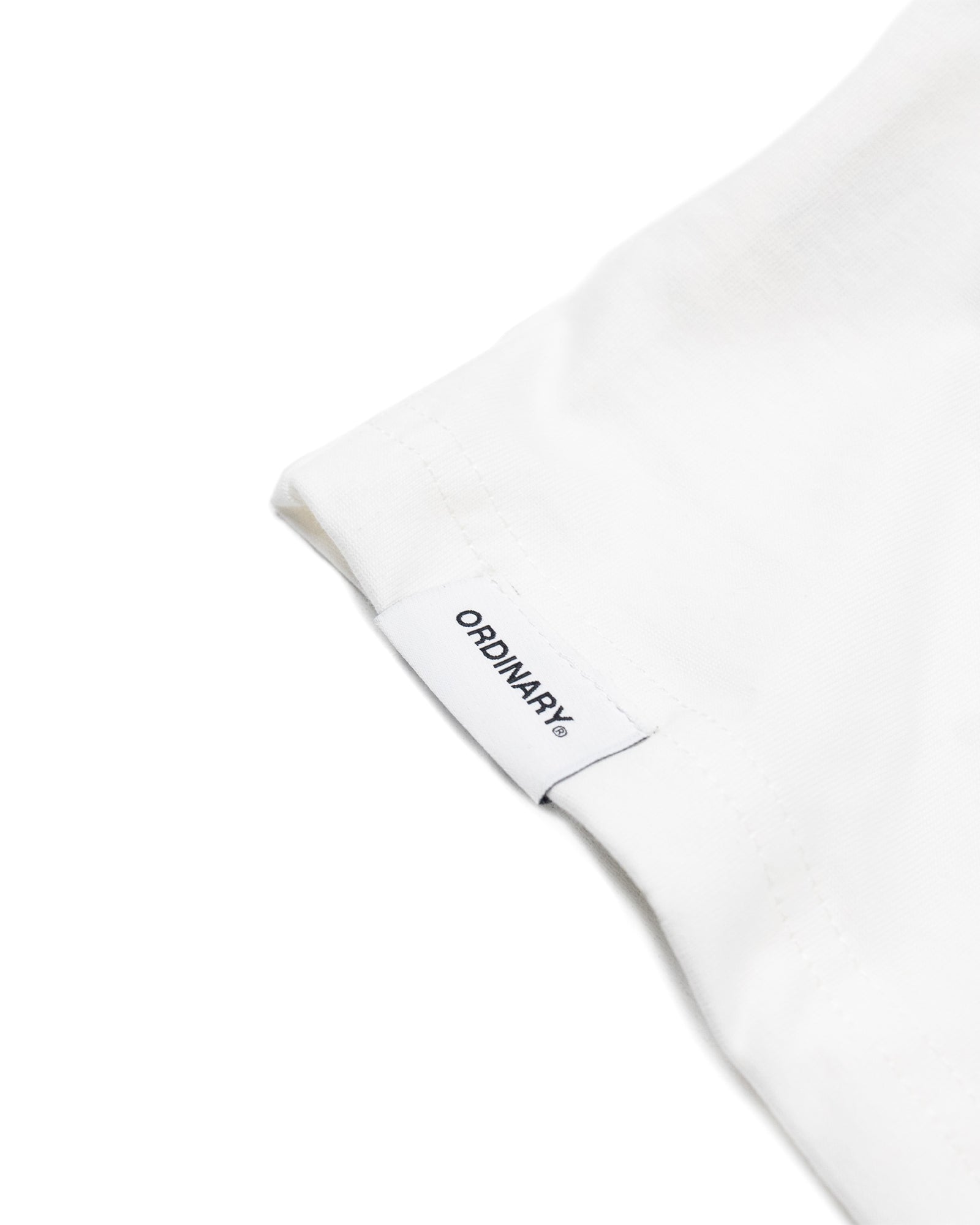 A Eckhaus Latta Shirt pictured on a model in front of a white background. The title of the product is Eckhaus Latta Eclipse Turtleneck - Stone and the image was taken by 199A®.