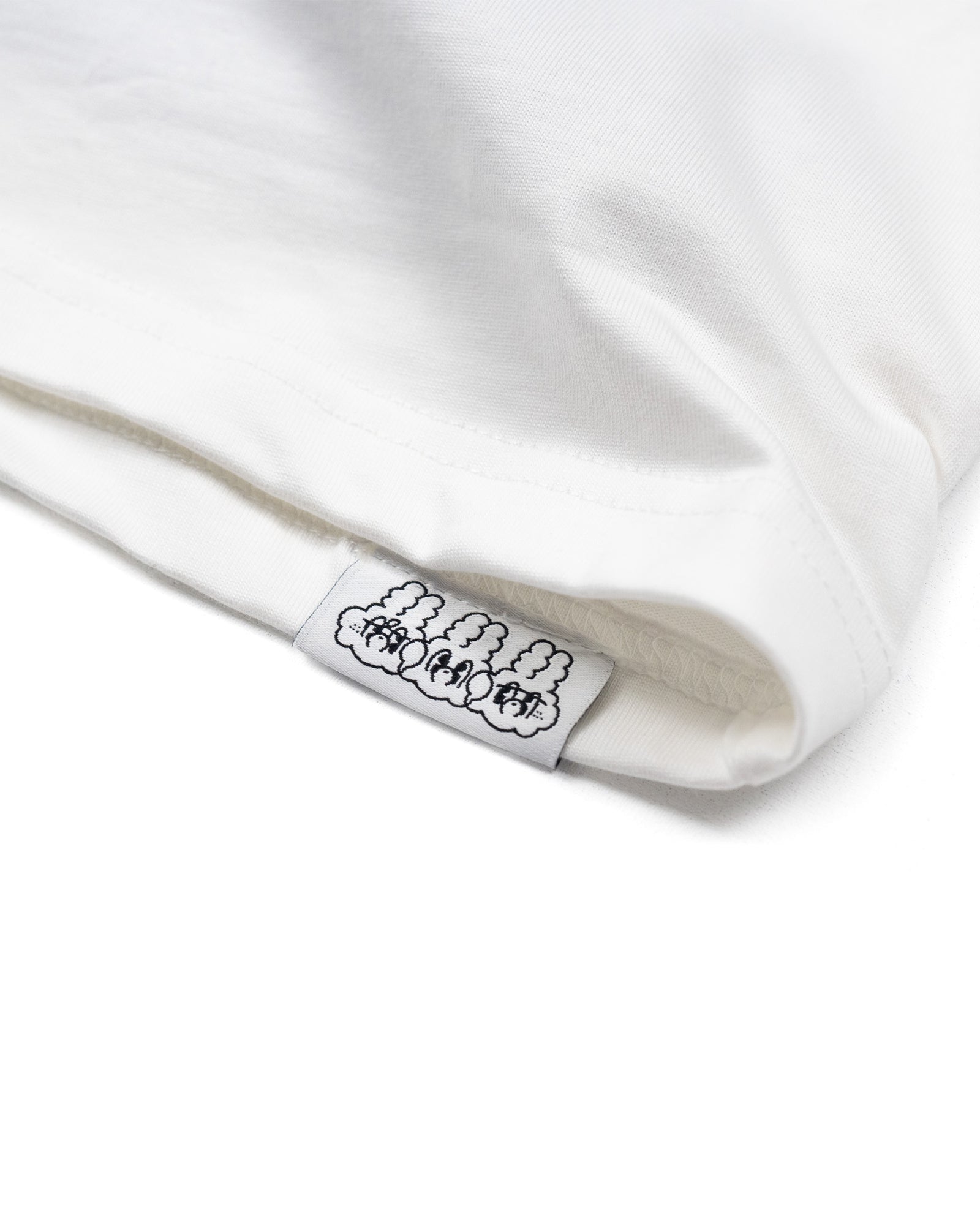 A Eckhaus Latta Shirt pictured on a model in front of a white background. The title of the product is Eckhaus Latta Eclipse Turtleneck - Stone and the image was taken by 199A®.