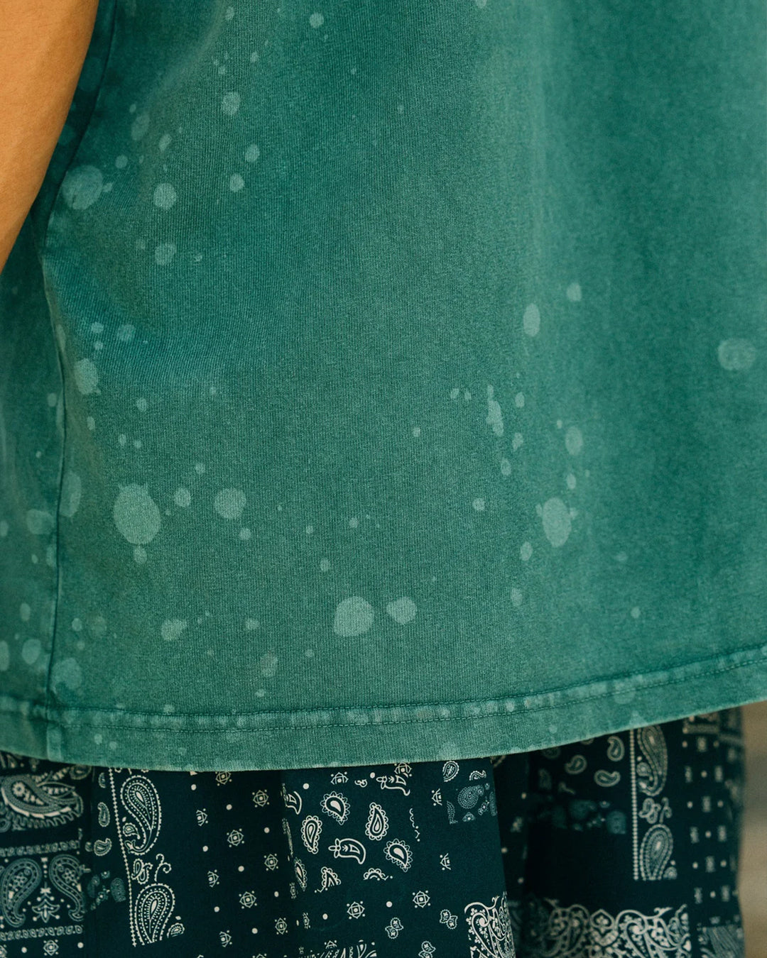 A Eckhaus Latta Shirt pictured on a model in front of a white background. The title of the product is Eckhaus Latta Eclipse Turtleneck - Stone and the image was taken by 199A®.