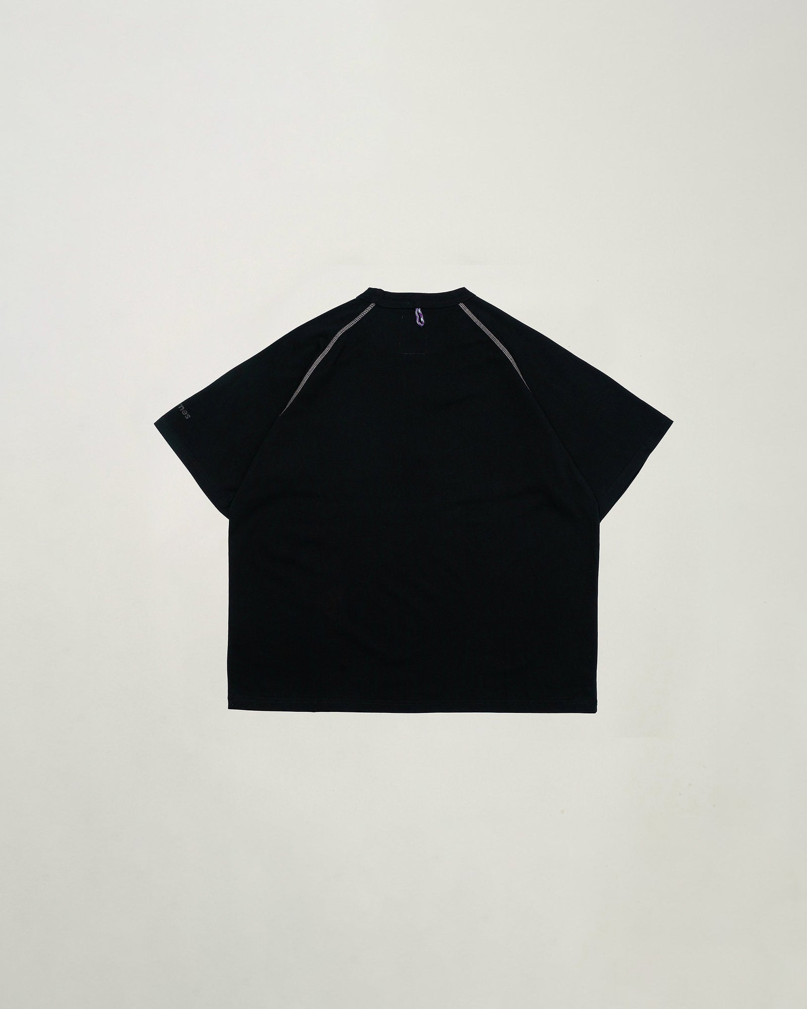 A Eckhaus Latta Shirt pictured on a model in front of a white background. The title of the product is Eckhaus Latta Eclipse Turtleneck - Stone and the image was taken by 199A®.