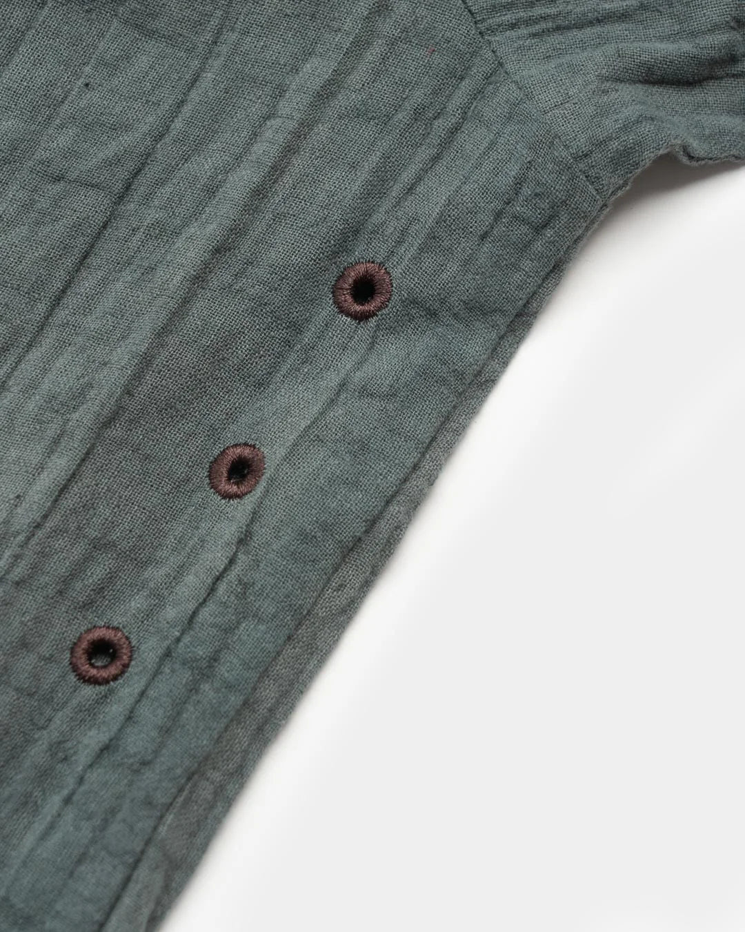 A Eckhaus Latta Shirt pictured on a model in front of a white background. The title of the product is Eckhaus Latta Eclipse Turtleneck - Stone and the image was taken by 199A®.