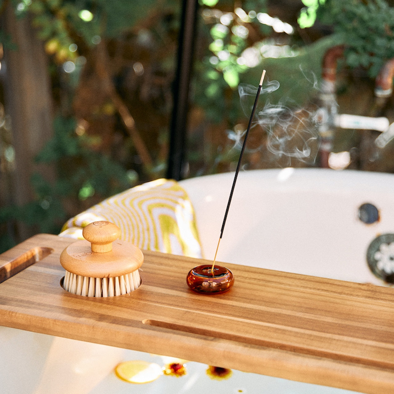 A Eckhaus Latta Shirt pictured on a model in front of a white background. The title of the product is Eckhaus Latta Eclipse Turtleneck - Stone and the image was taken by 199A®.