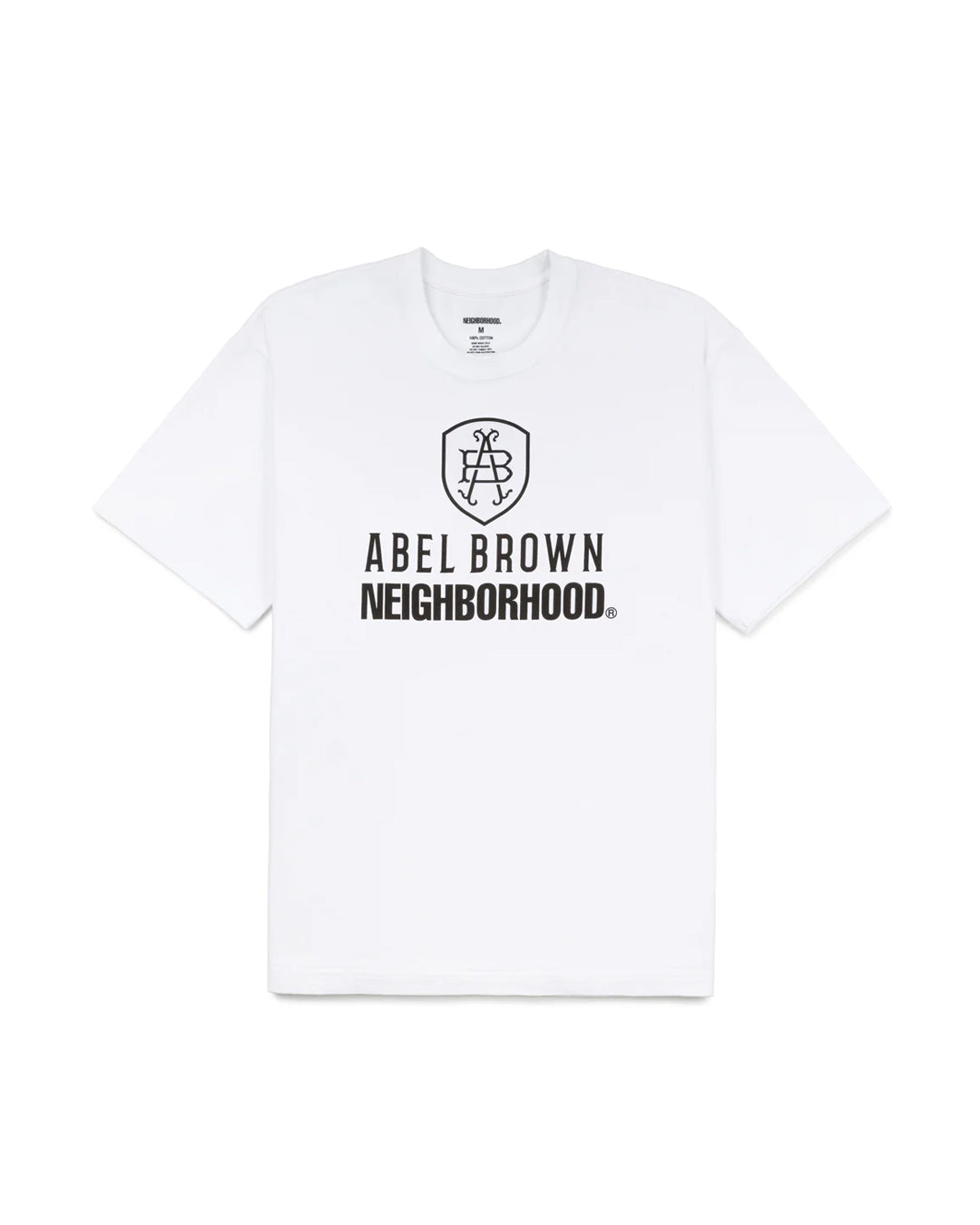 A Eckhaus Latta Shirt pictured on a model in front of a white background. The title of the product is Eckhaus Latta Eclipse Turtleneck - Stone and the image was taken by 199A®.