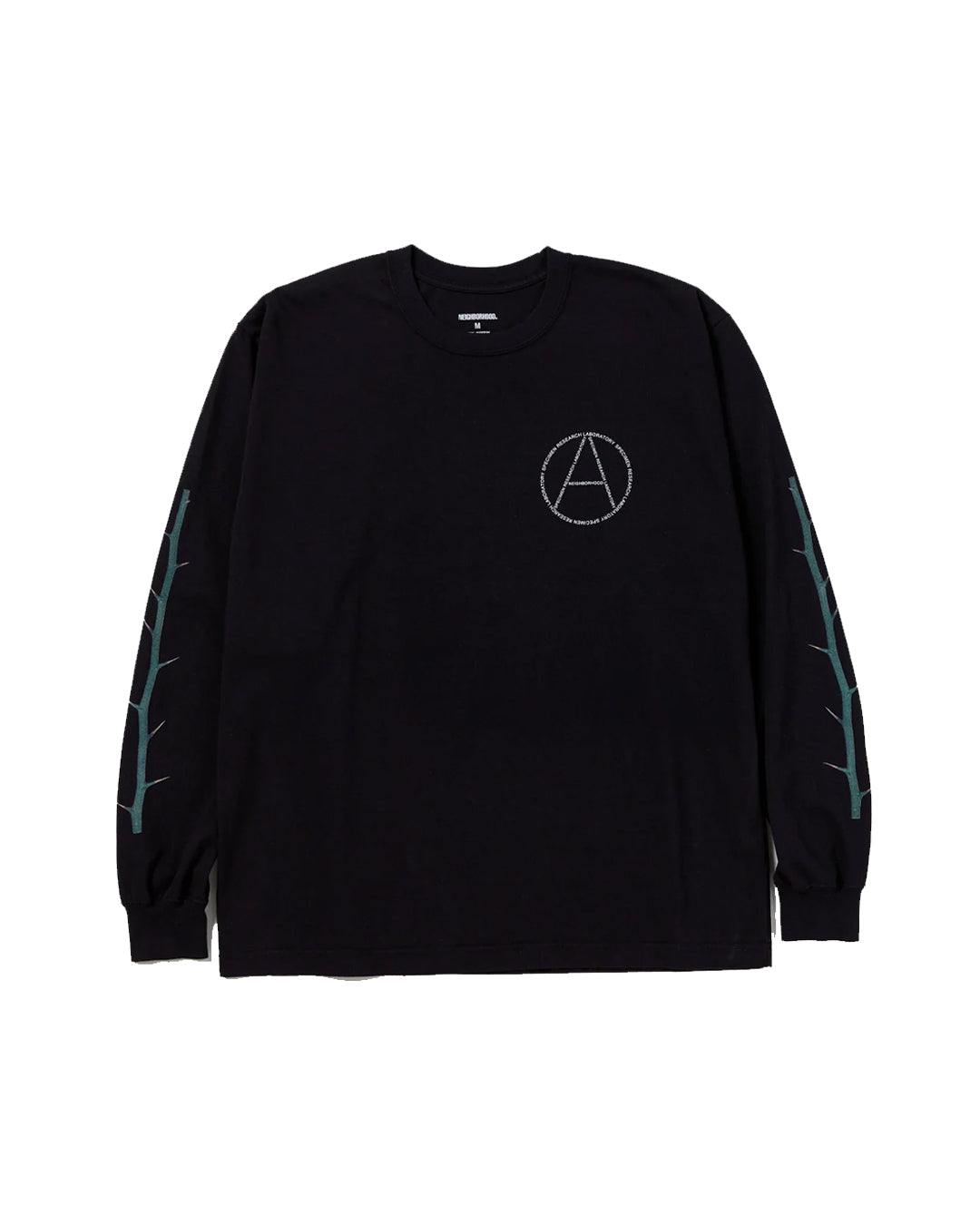 A Eckhaus Latta Shirt pictured on a model in front of a white background. The title of the product is Eckhaus Latta Eclipse Turtleneck - Stone and the image was taken by 199A®.