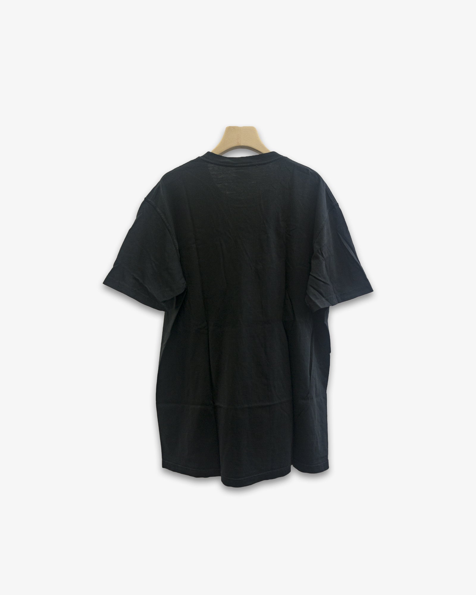 A Eckhaus Latta Shirt pictured on a model in front of a white background. The title of the product is Eckhaus Latta Eclipse Turtleneck - Stone and the image was taken by 199A®.